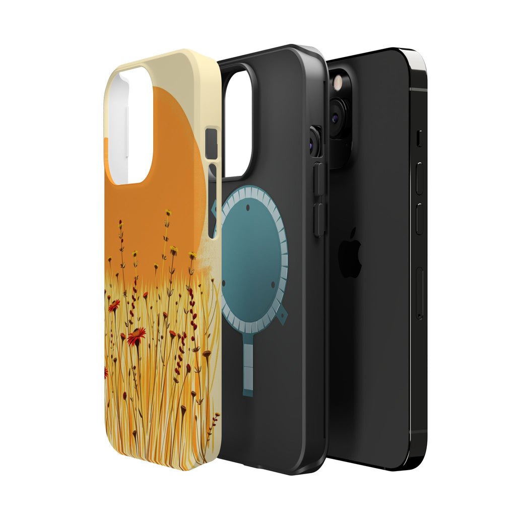iPhone Wildflower Field Electric Art Slim Everyday Designer Case · iPhone Case
