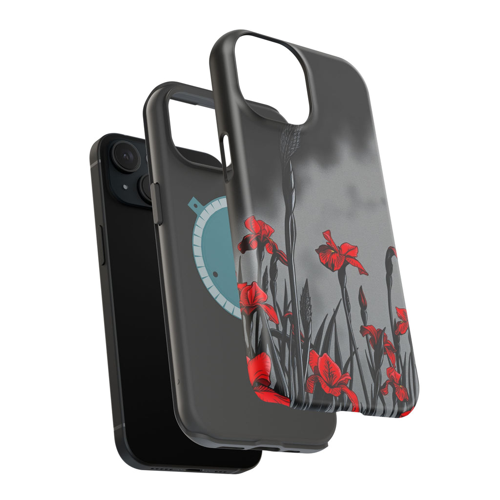 iPhone Iris Garden Cinematic Art Soft Finish Everyday Cas Slim Snap Case · iPhon