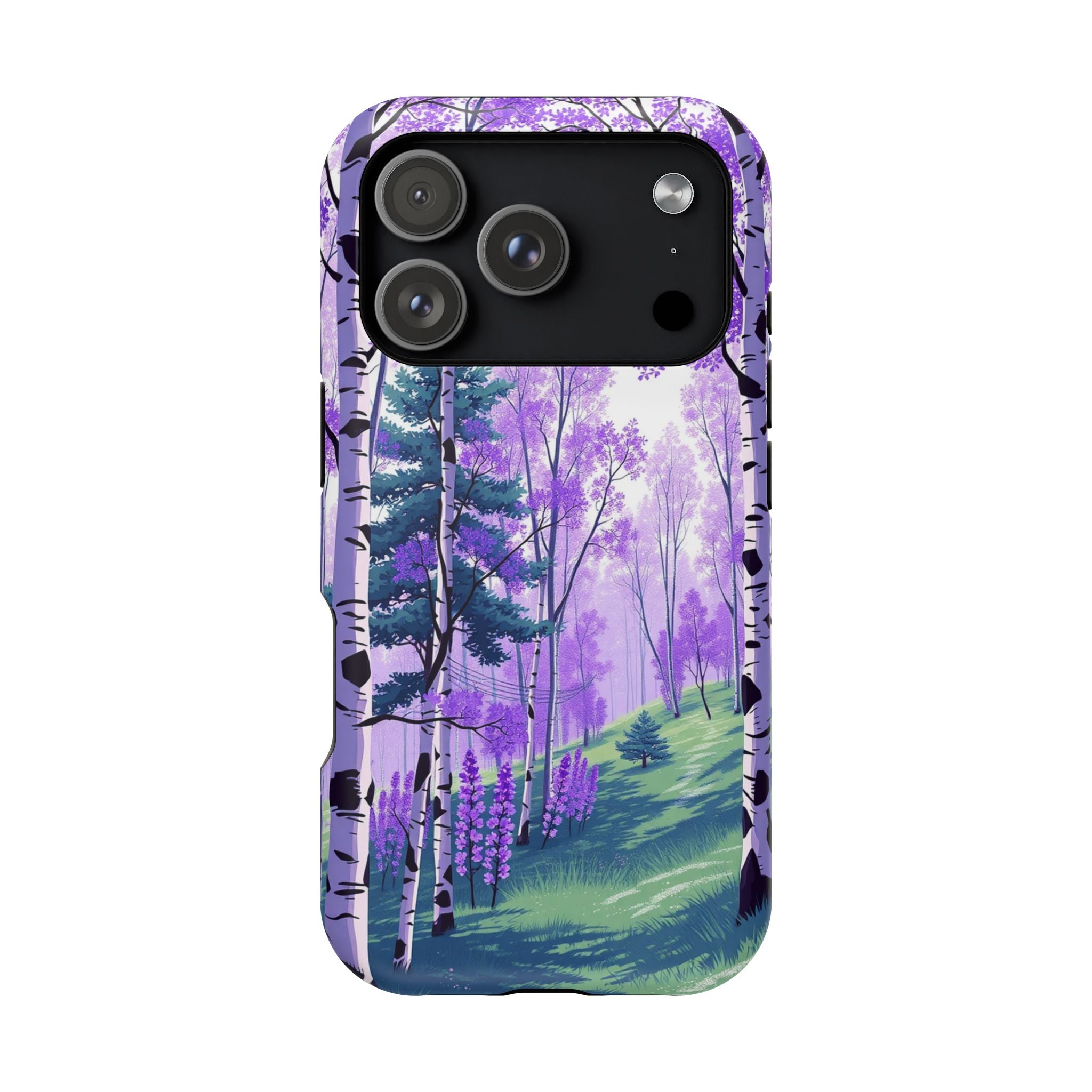 iPhone Birch Grove Electric Art Slim Everyday Designer Case · iPhone Case