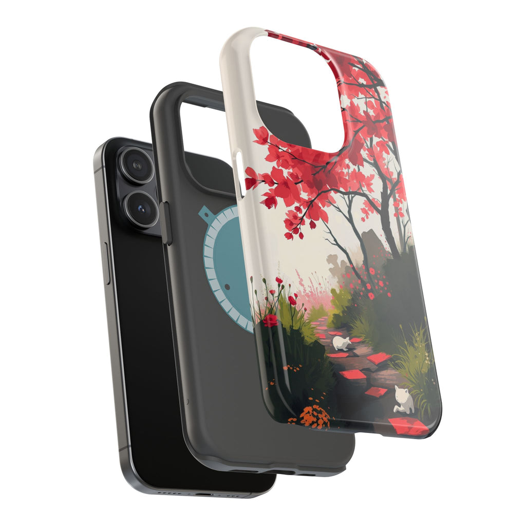 iPhone Blossom Trail Oil Painting Impressionist Soft iPhone Finish · iPhone Case