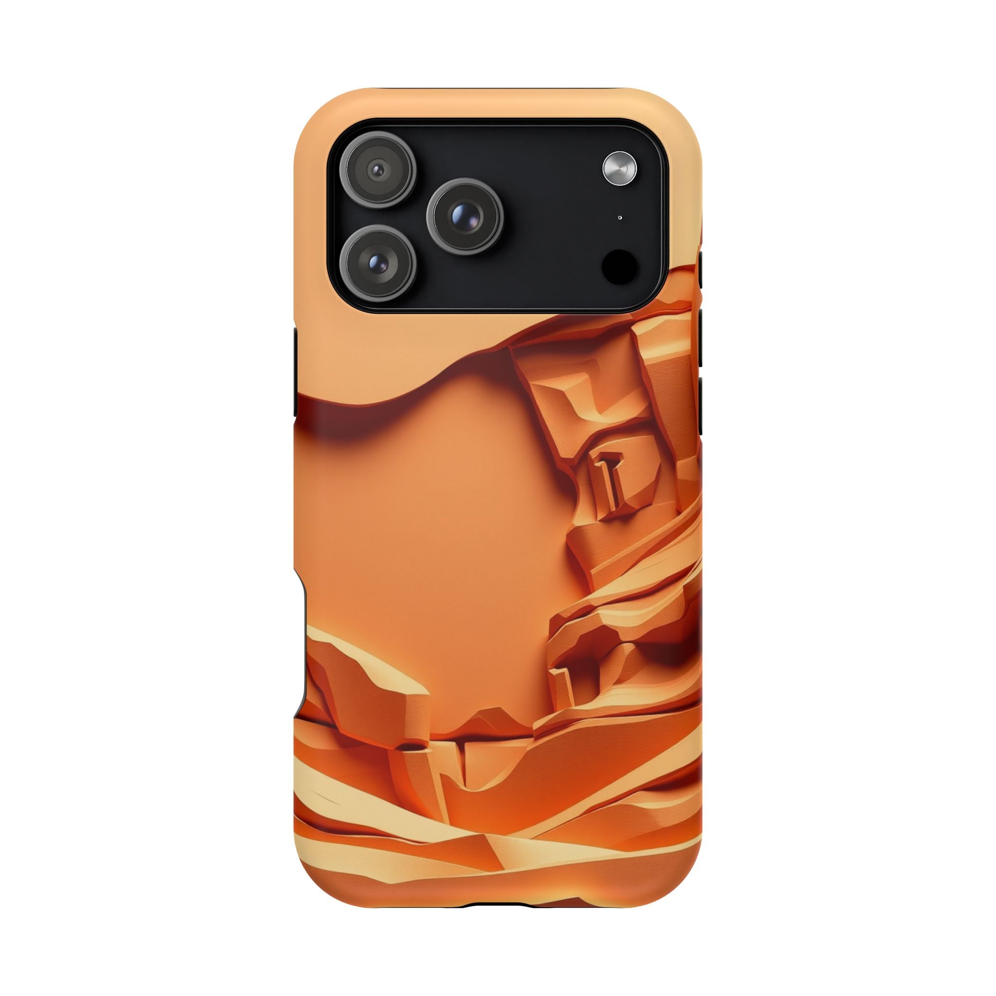 iPhone Burnt Orange And Sand Canyon Wall Slim Everyday iPhone 12 · iPhone Case