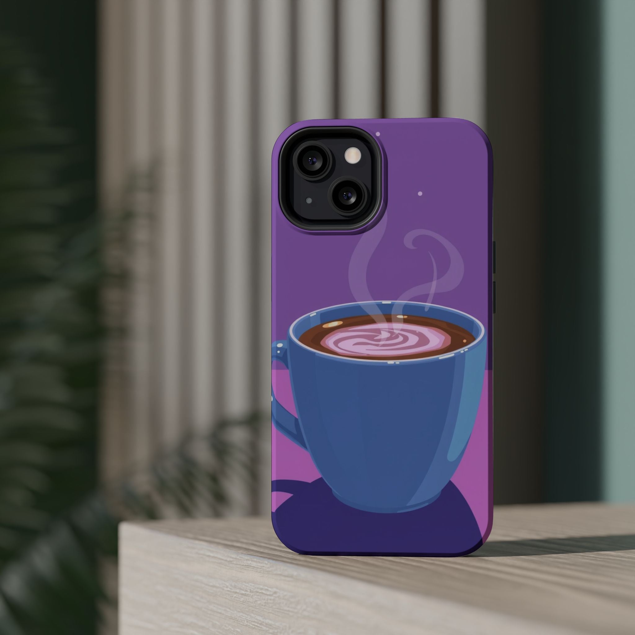 iPhone Emotional Support Coffee Pixel Art -Bit Soft Finish Everyday Case · iPhon