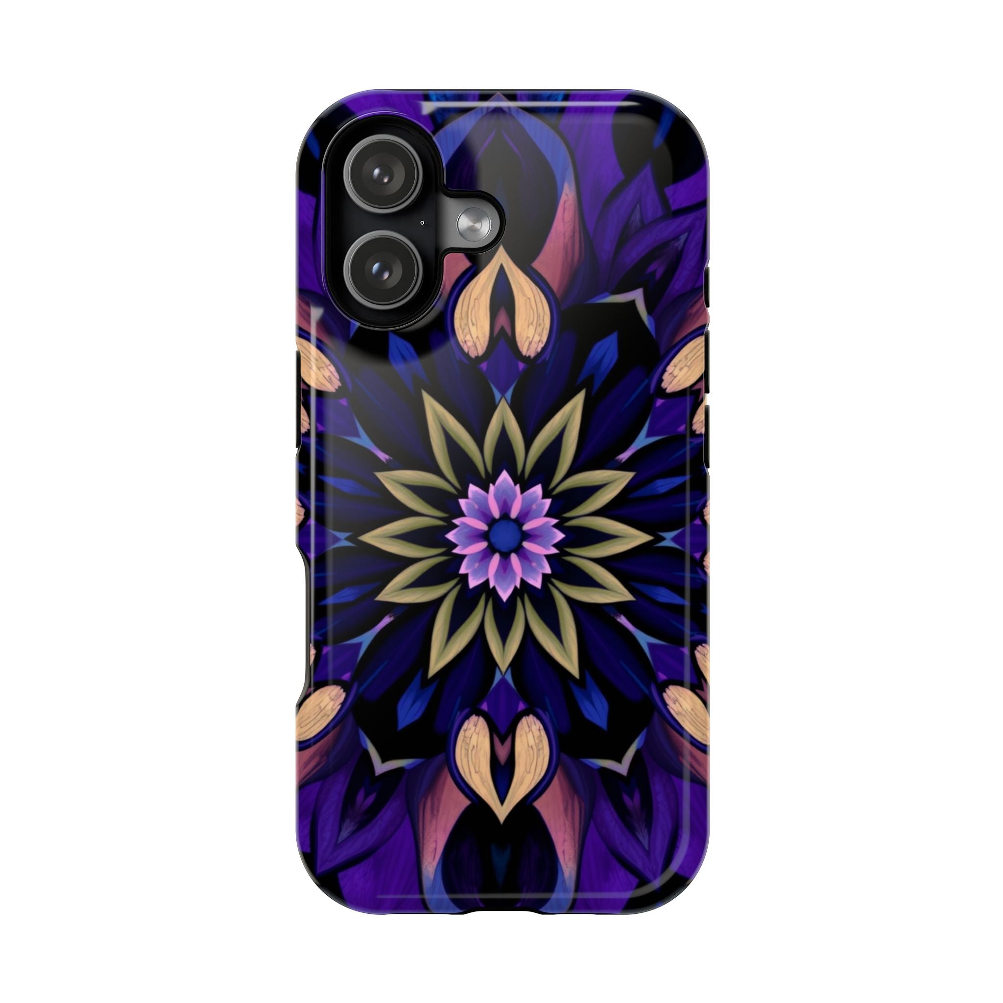 iPhone Floral Mandala Mystic Art Bold Modern Everyday Snap Case · iPhone Case