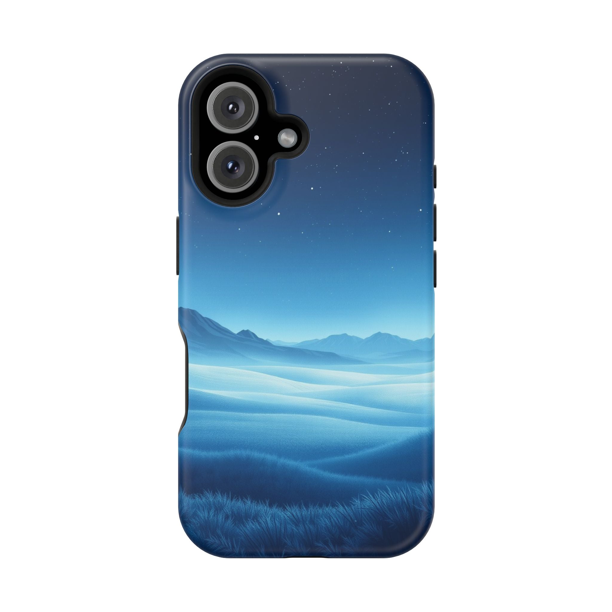 iPhone Midnight Blue And Silver Tundra Expanse Clean iPhone 17 Minimal · iPhone