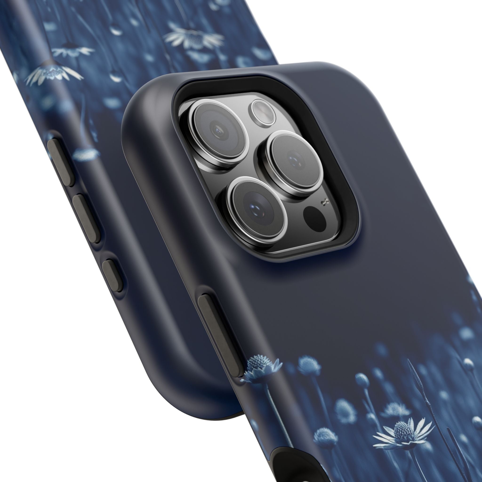 iPhone Midnight Blue And Silver Wildflower Field Clean iPhone Minimal · iPhone C