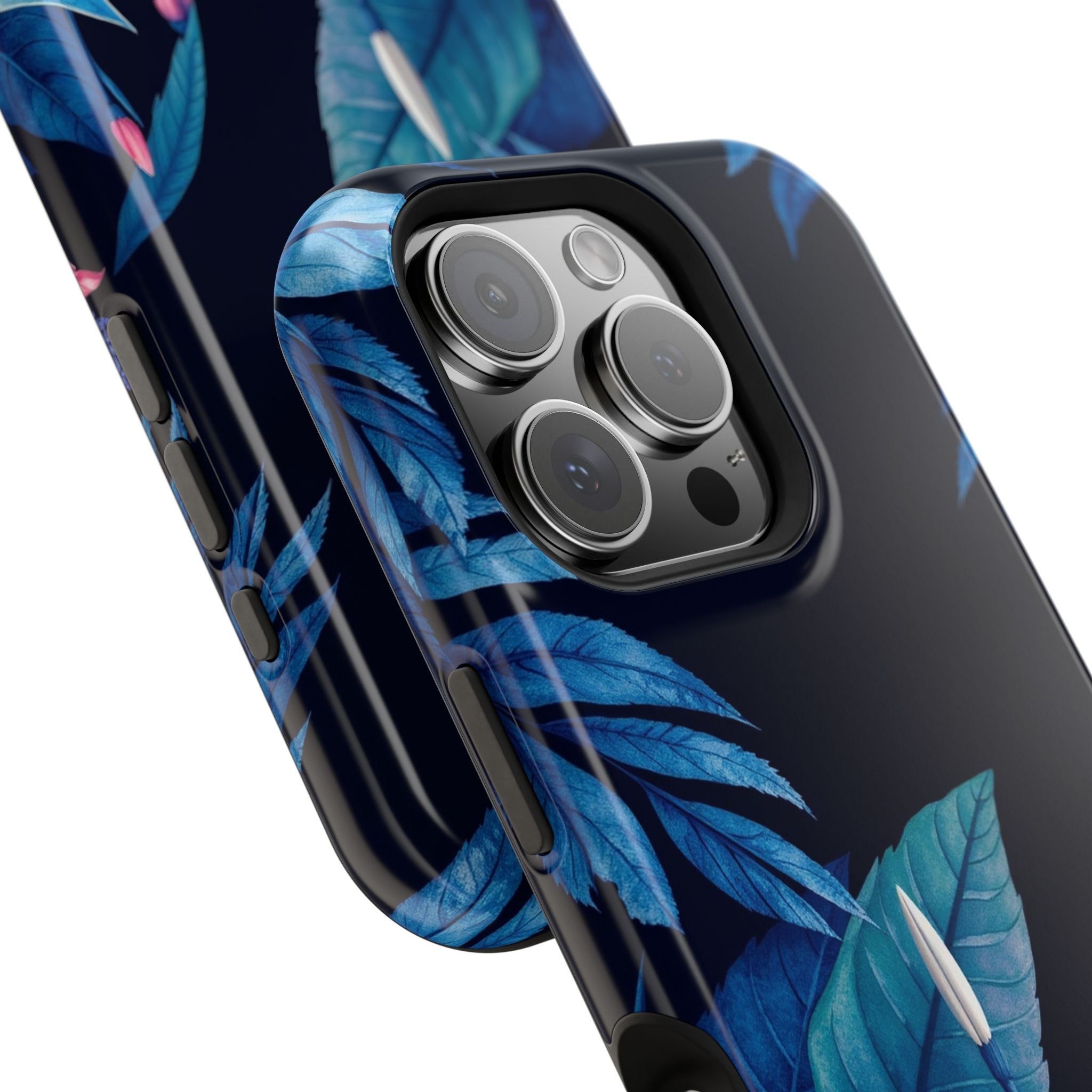 iPhone Serene Jungle Floral Design Clean Minimal Snap Cas Slim Snap Case · iPhon