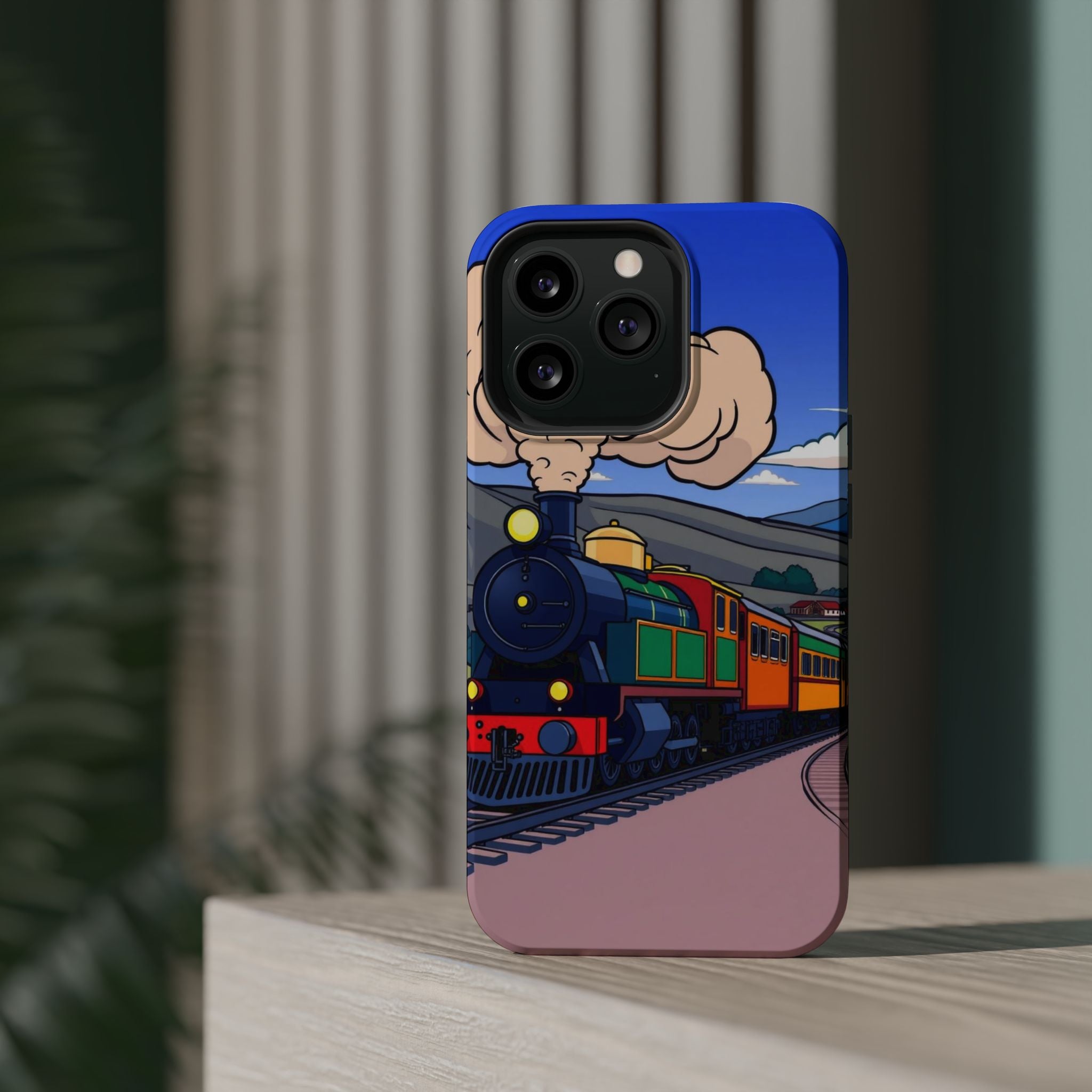 iPhone Steam Locomotive Puff Kids Fun iPhone Phone Case Gift Slim · iPhone Case