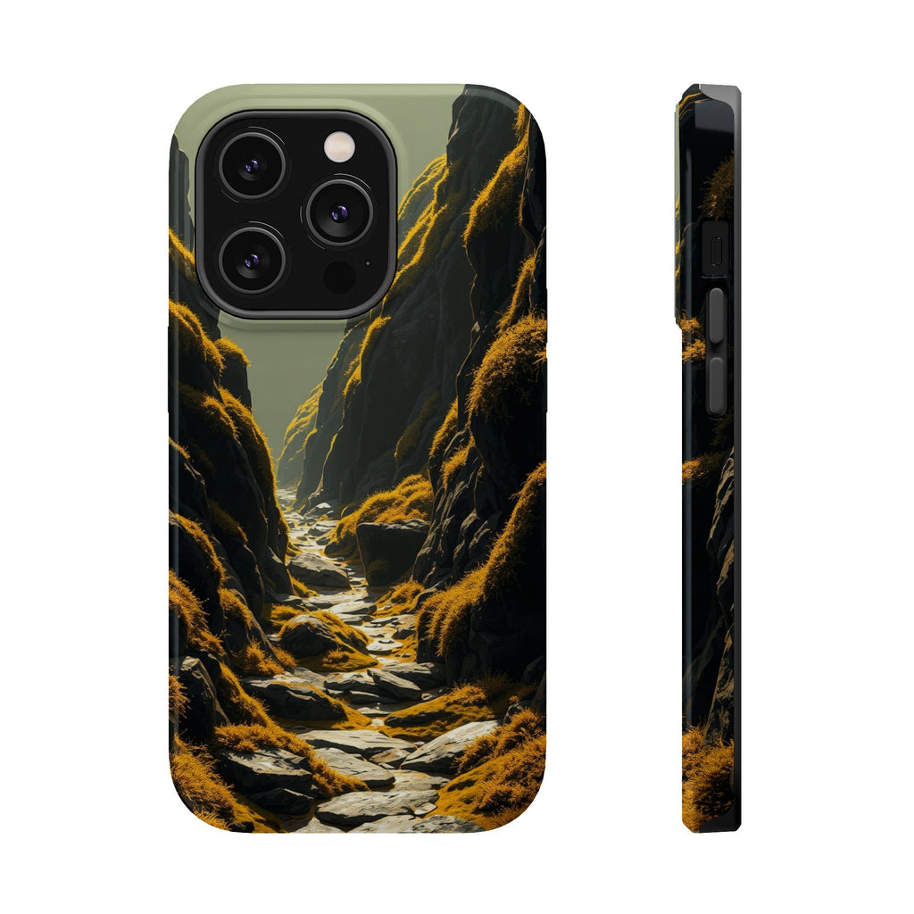 iPhone Moss Covered Rocks Enchanted Art Slim Everyday iPhone 14 · iPhone Case