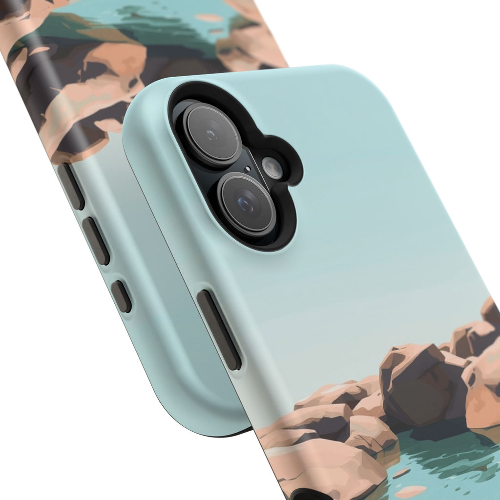 iPhone Tidal Pool Oil Painting Impressionist Slim iPhone Everyday · iPhone Case