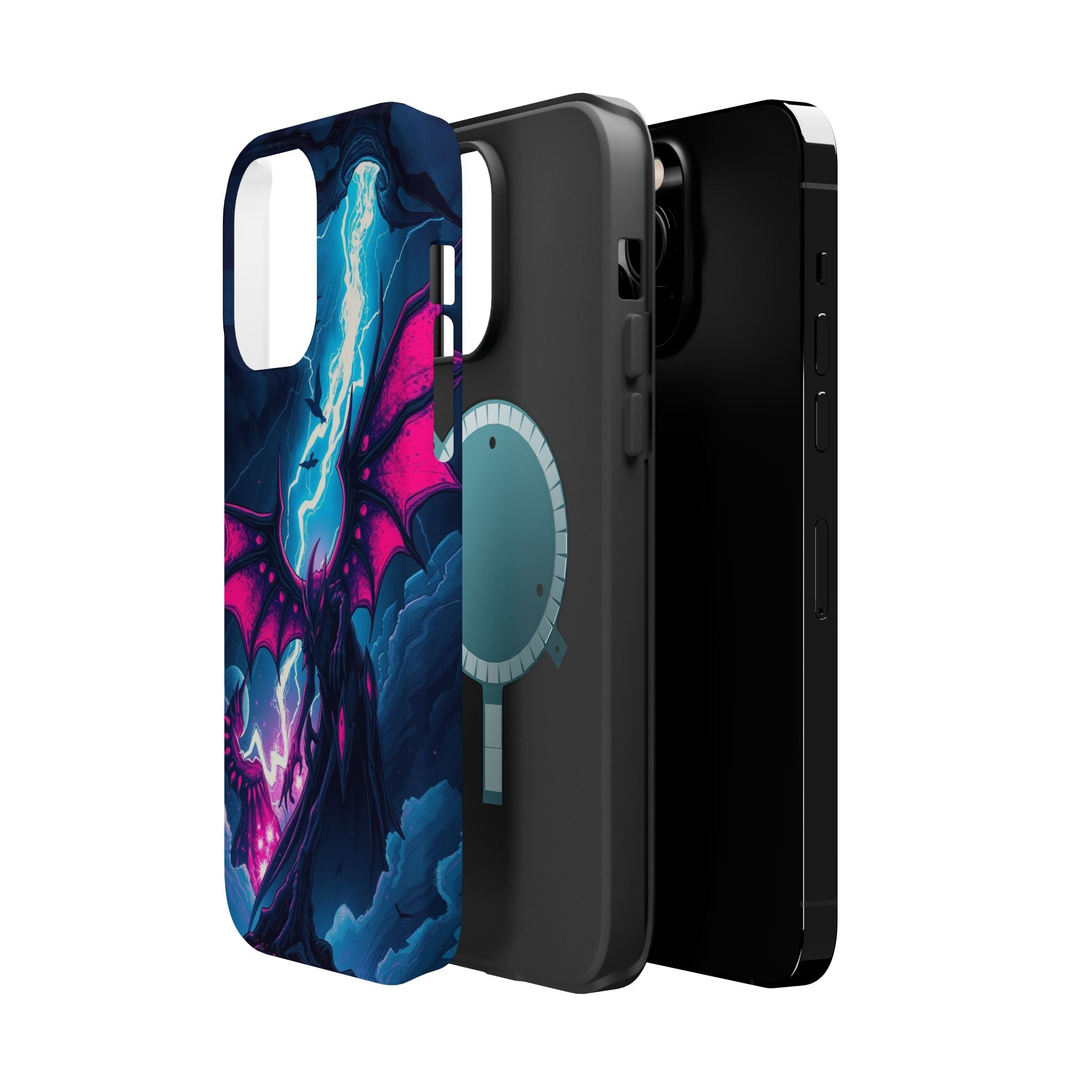 iPhone Radiant Hatching Storm Design Slim Everyday Designer Case · iPhone Case