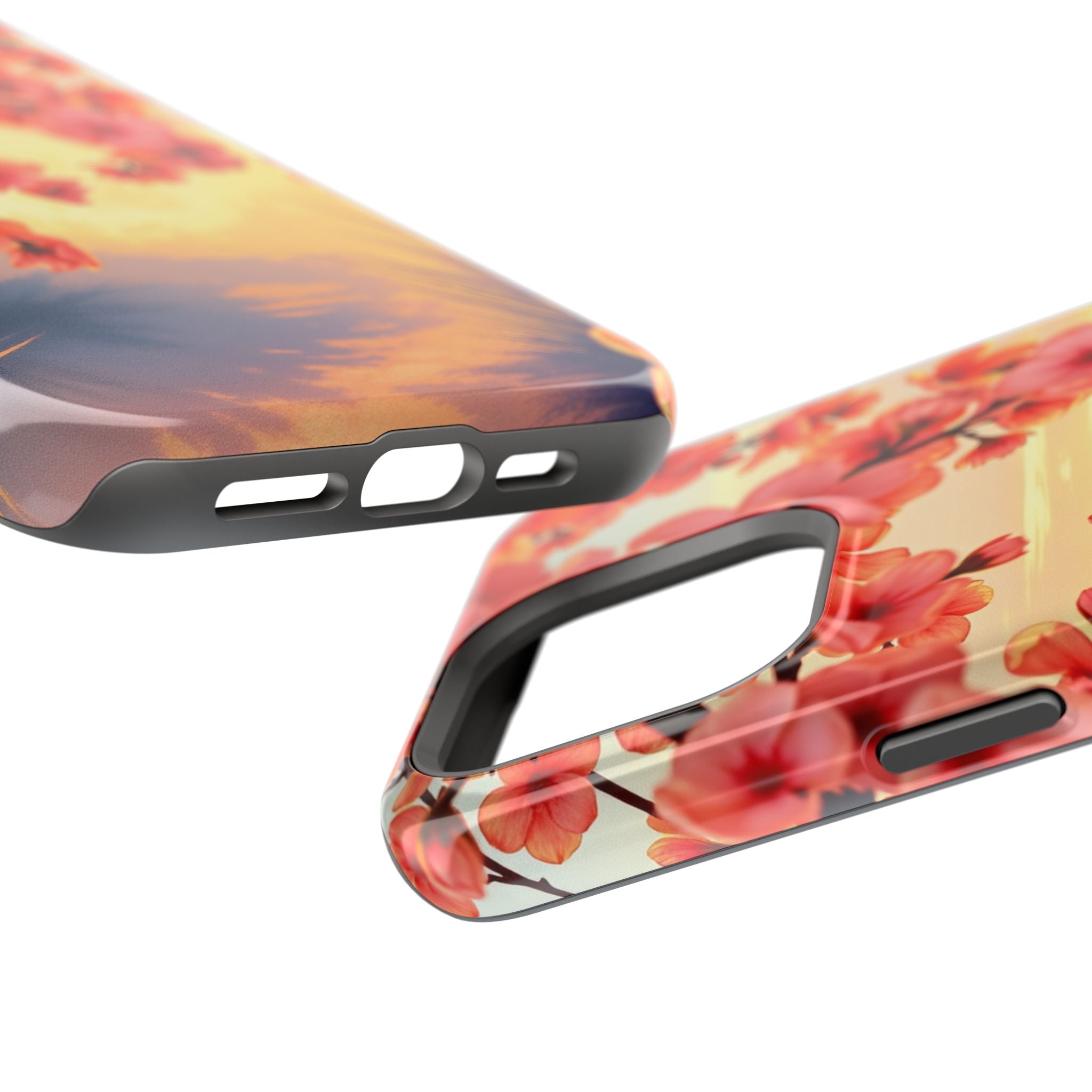 iPhone Sunset Amber And Peach Blossom Trail Slim Snap Cas Carry Case · iPhone Ca
