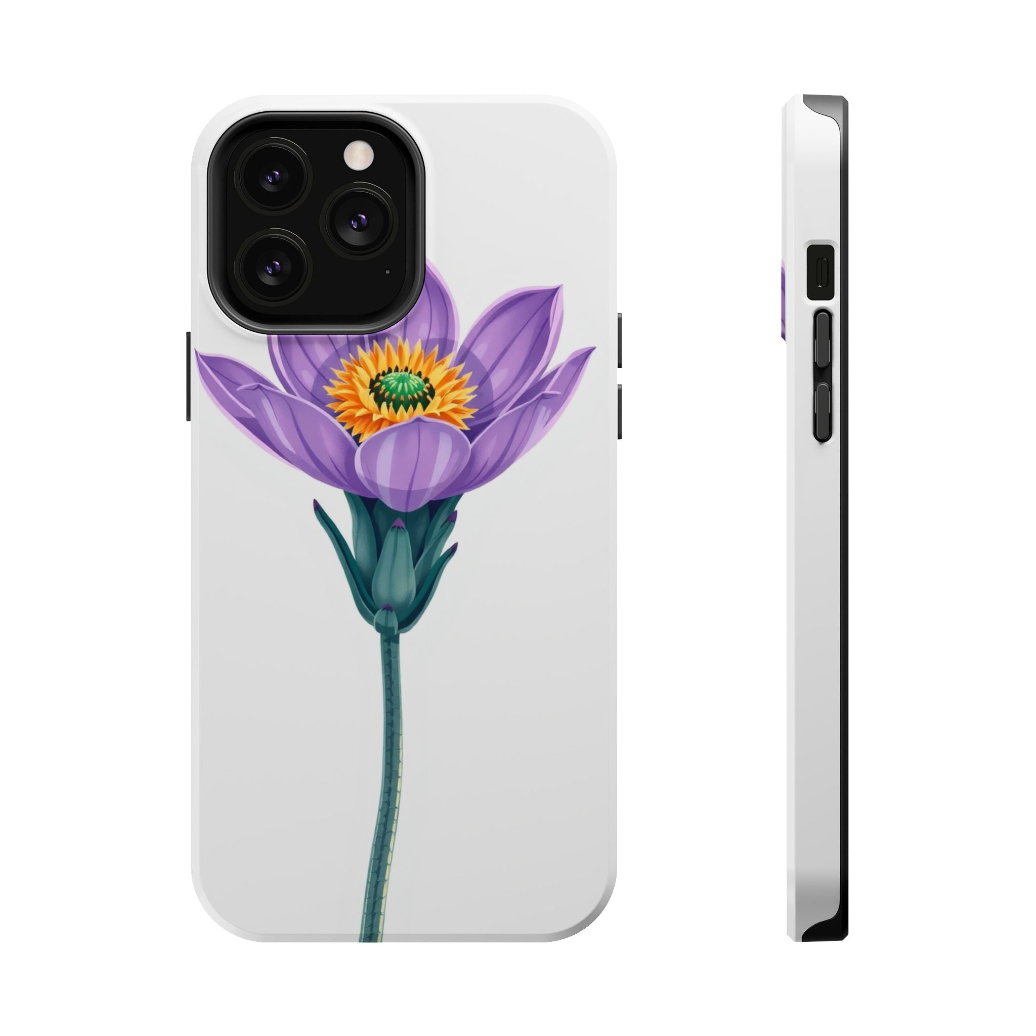 iPhone Indigo And Violet Desert Flower Slim Everyday Designer Case · iPhone Case