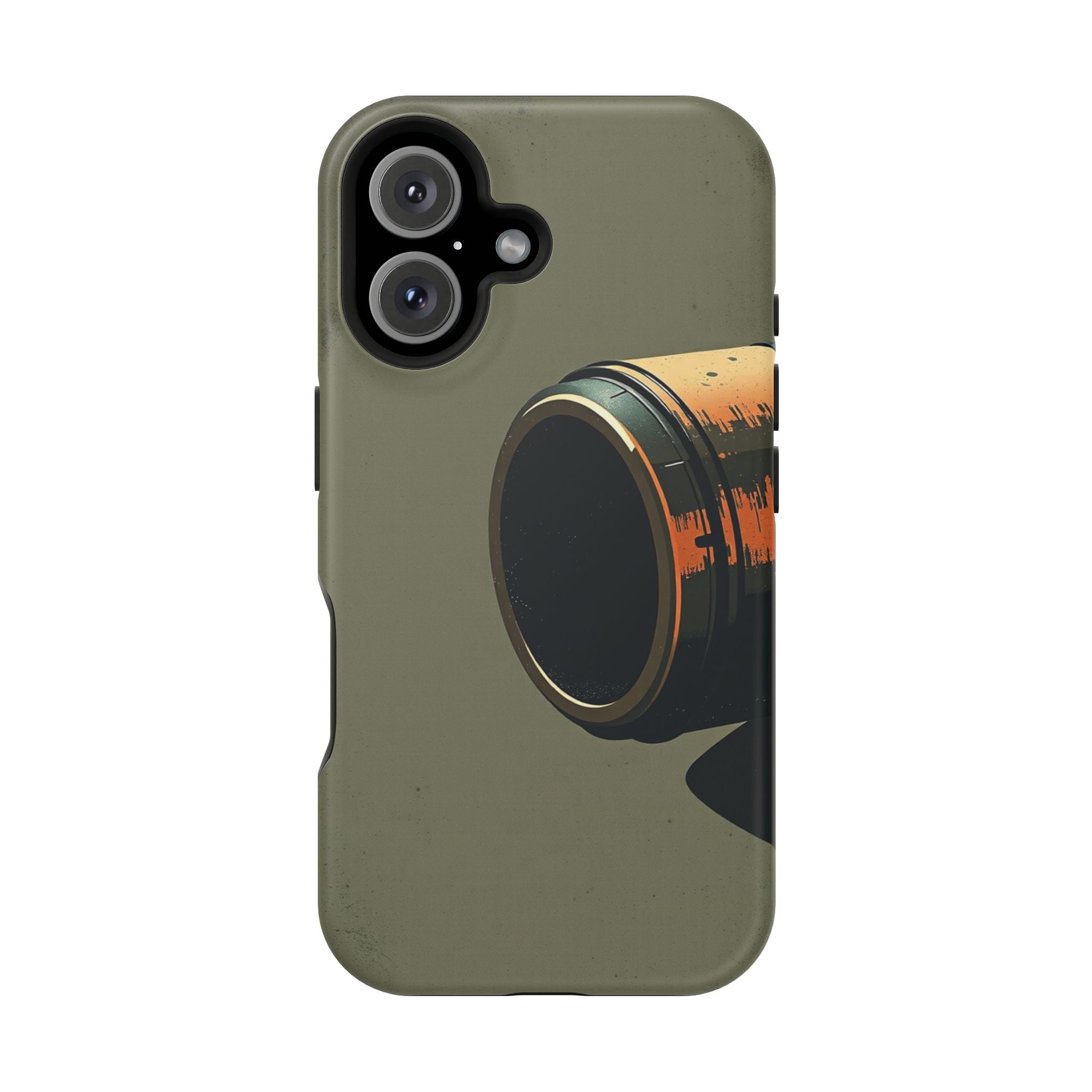 iPhone Charcoal And Copper Vintage Postcard Slim Everyday Designer Case · iPhone