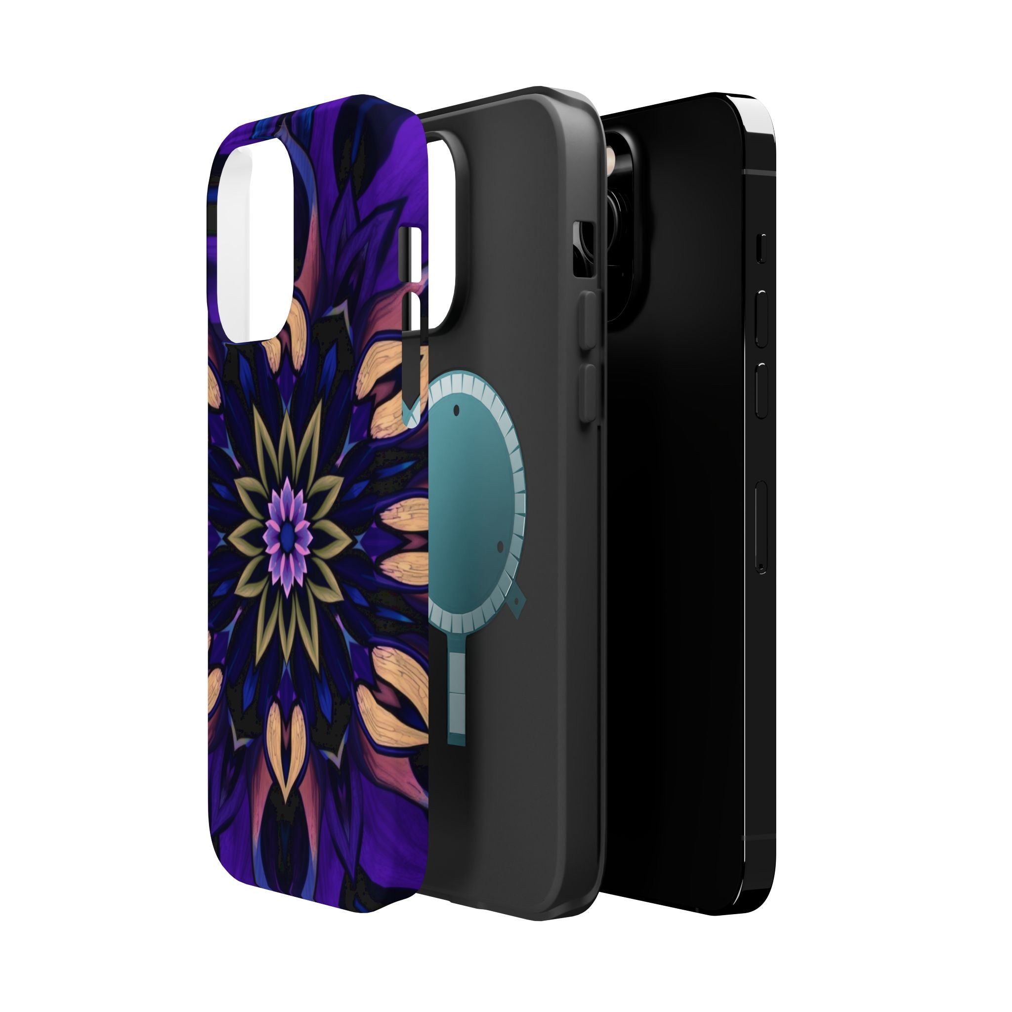 iPhone Floral Mandala Mystic Art Bold Modern Everyday Snap Case · iPhone Case