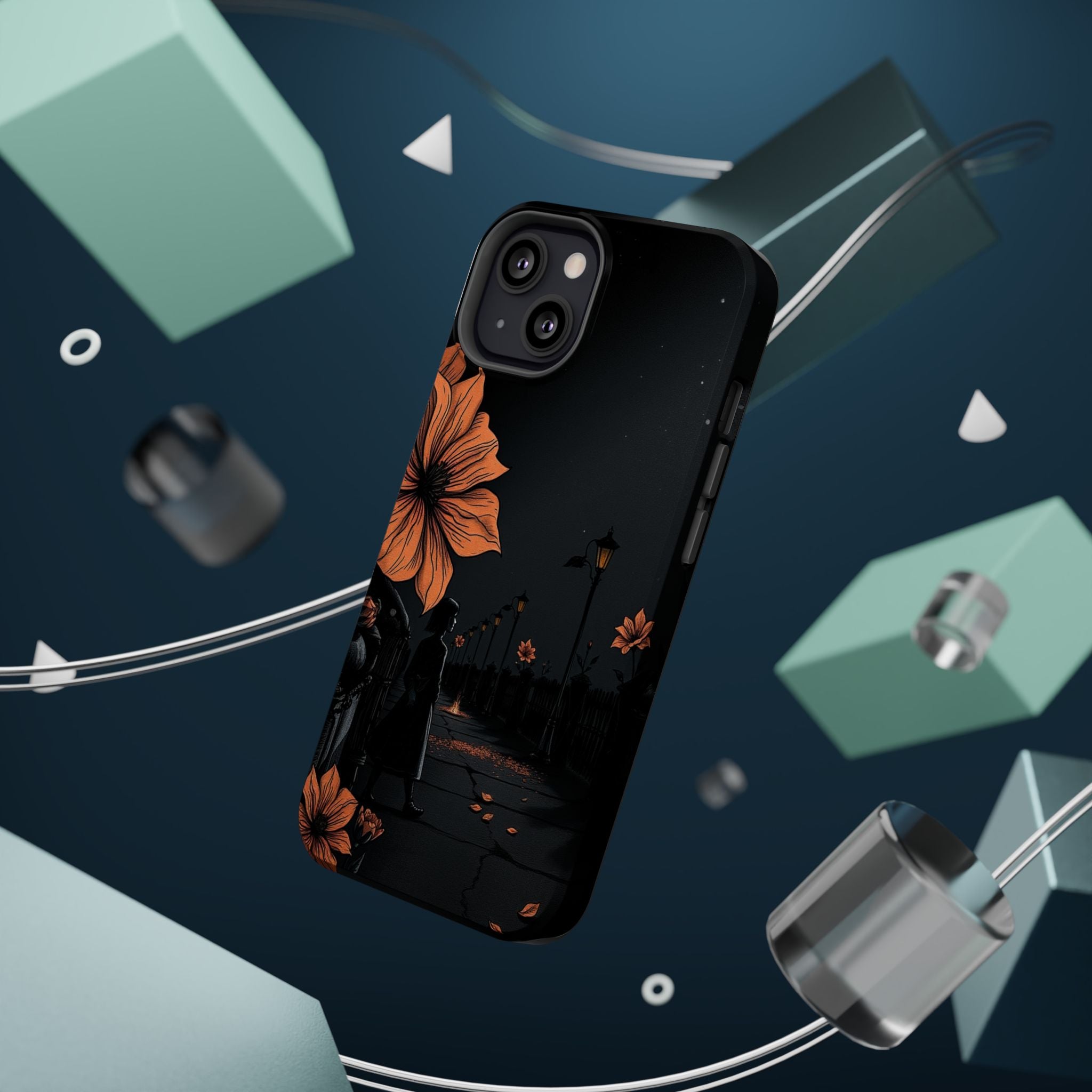 iPhone Night Bloomer Electric Art Bold Modern Everyday Snap Case · iPhone Case