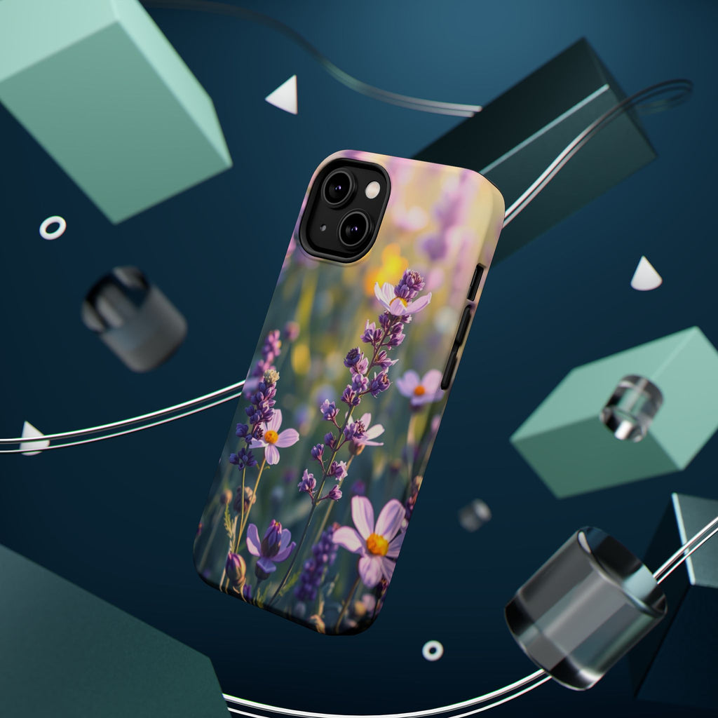 iPhone Lavender And Pearl Wildflower Field Slim iPhone Everyday · iPhone Case