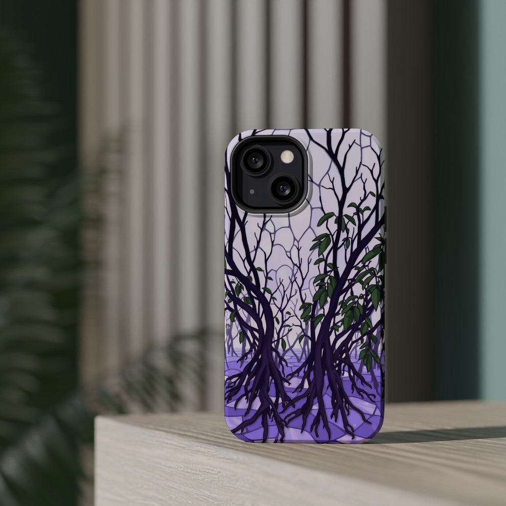 iPhone Lavender And Pearl Mangrove Roots Slim Everyday iPhone Designer · iPhone