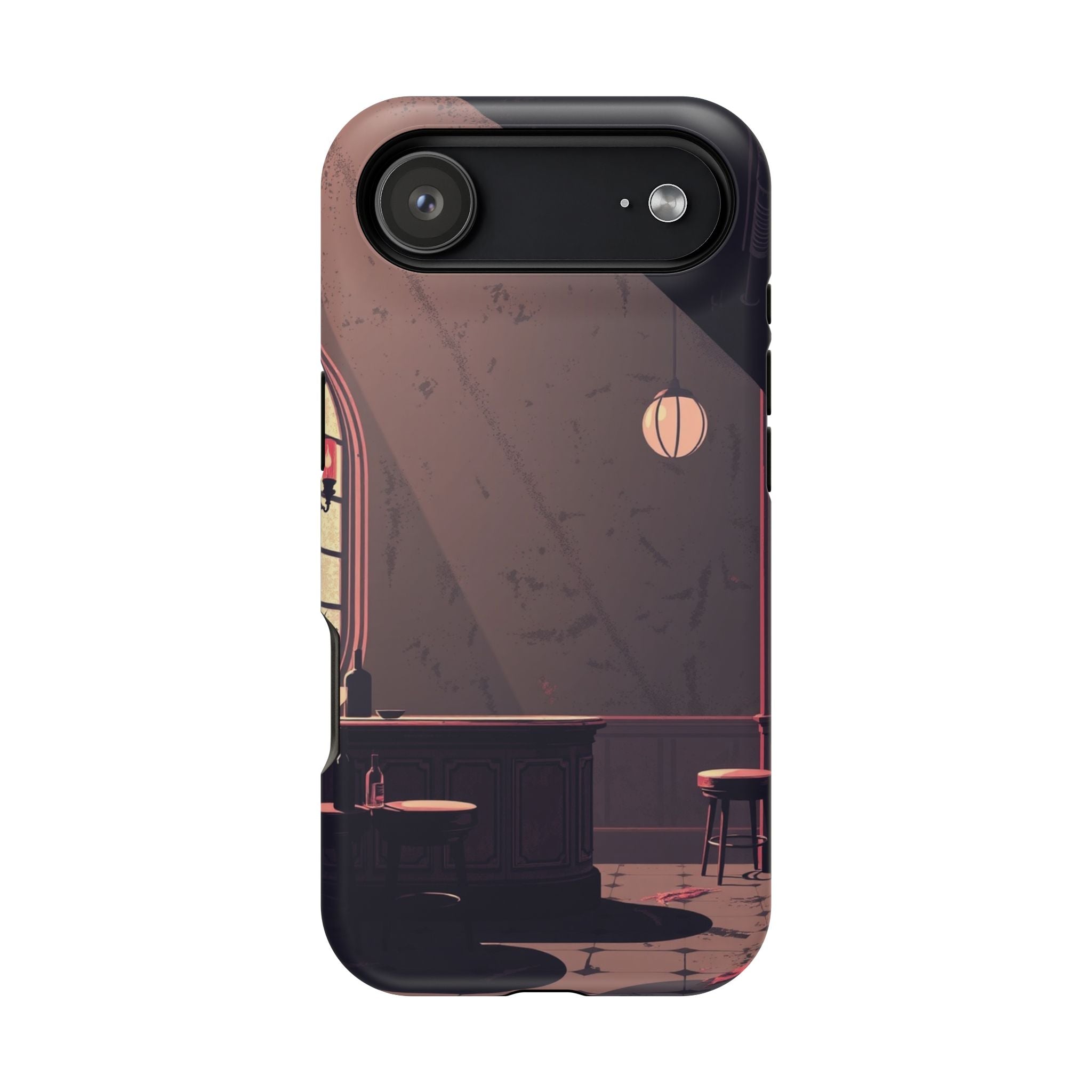 iPhone Speakeasy Dark Grunge Distressed Slim Everyday Designer Case · iPhone Cas