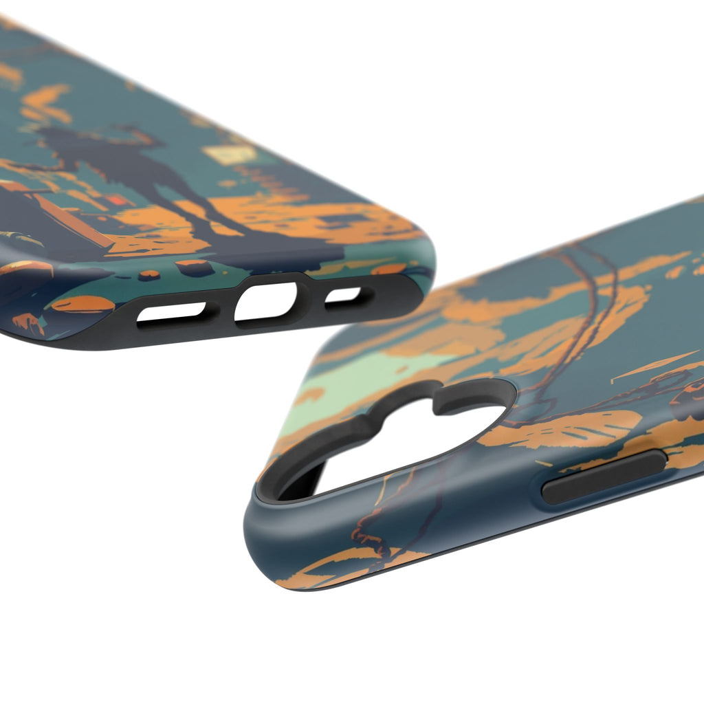 iPhone Mustard And Rust Unhinged in a Cute Way Soft Finish Everyday Case · iPhon