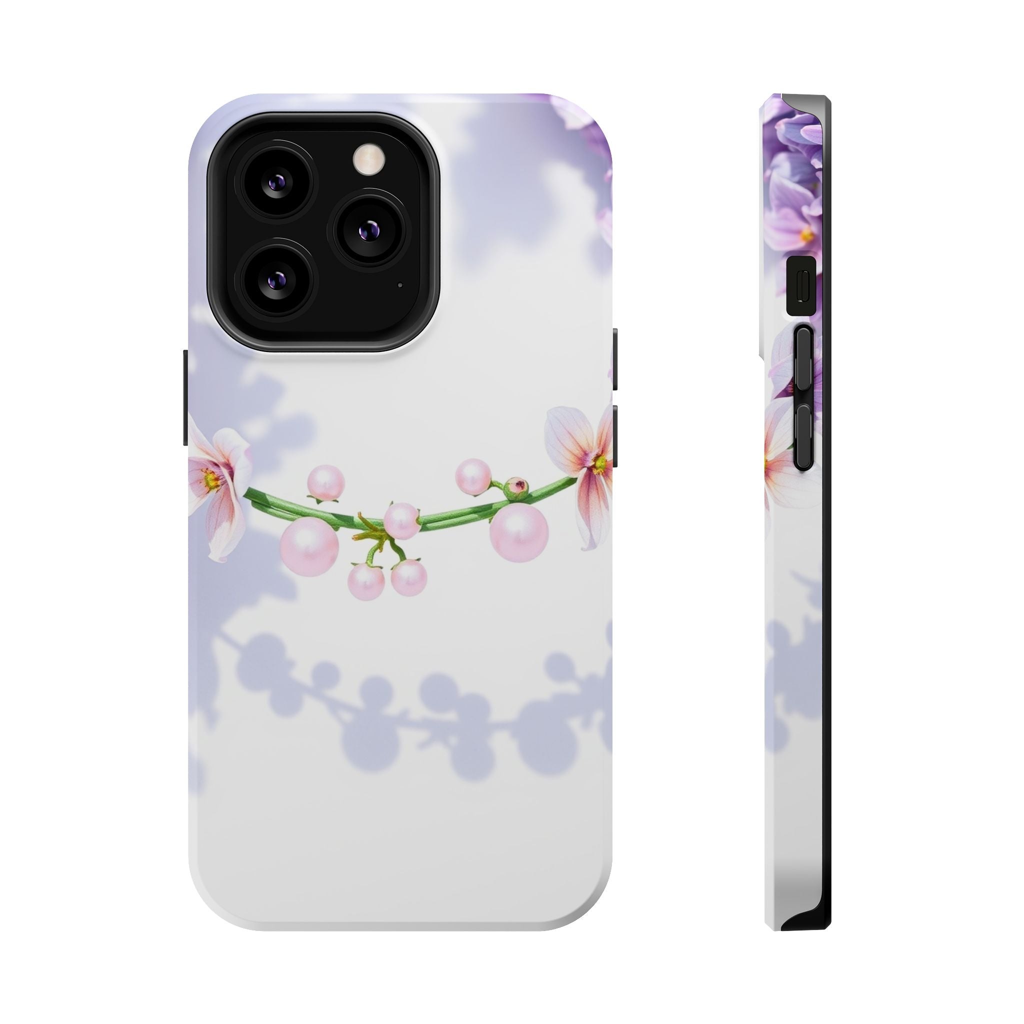 iPhone Vibrant Floral Crown Design Clean Minimal Snap Cas Slim Snap Case · iPhon