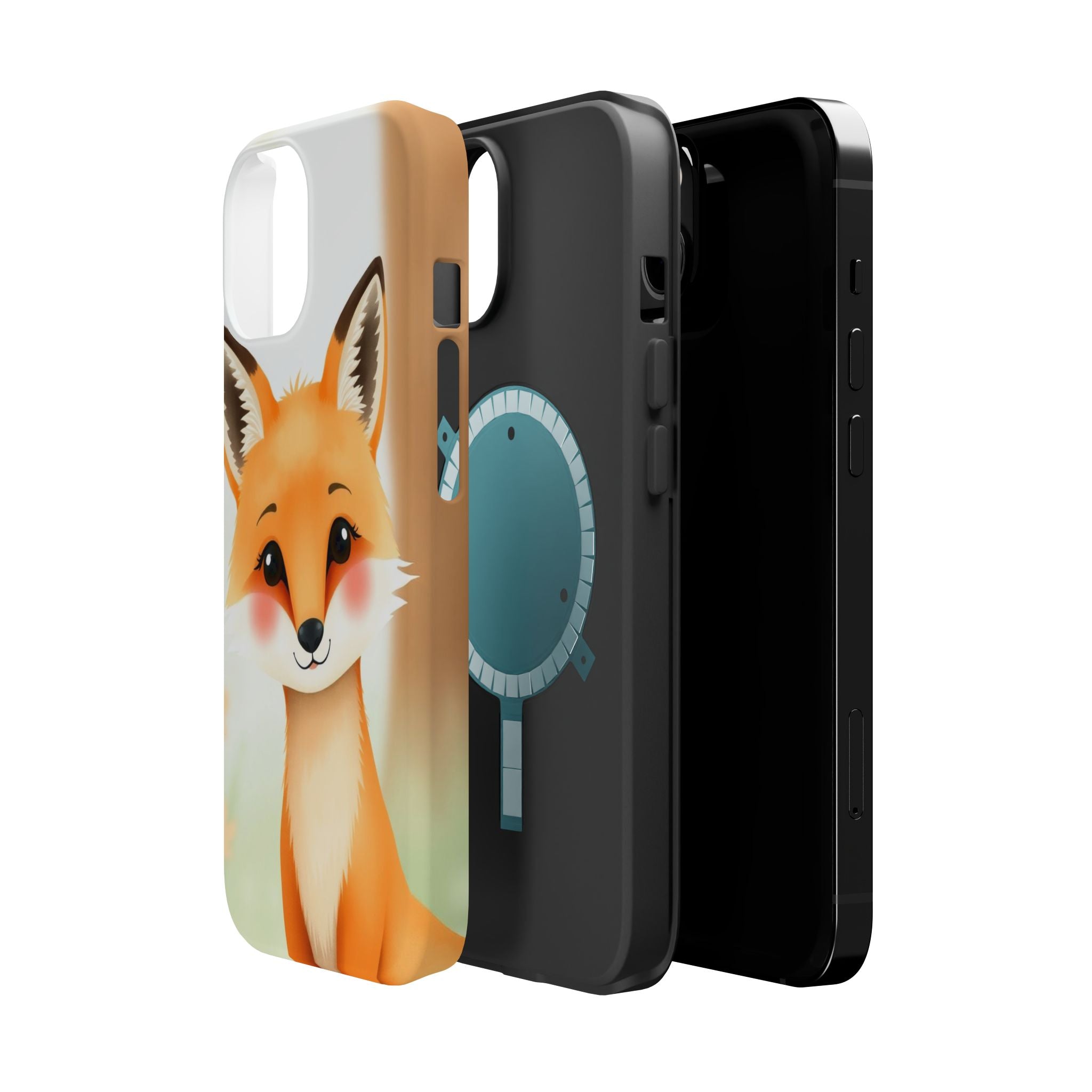 iPhone Watercolor Fox Portrait Kids Fun iPhone Phone Case Gift Slim · iPhone Cas