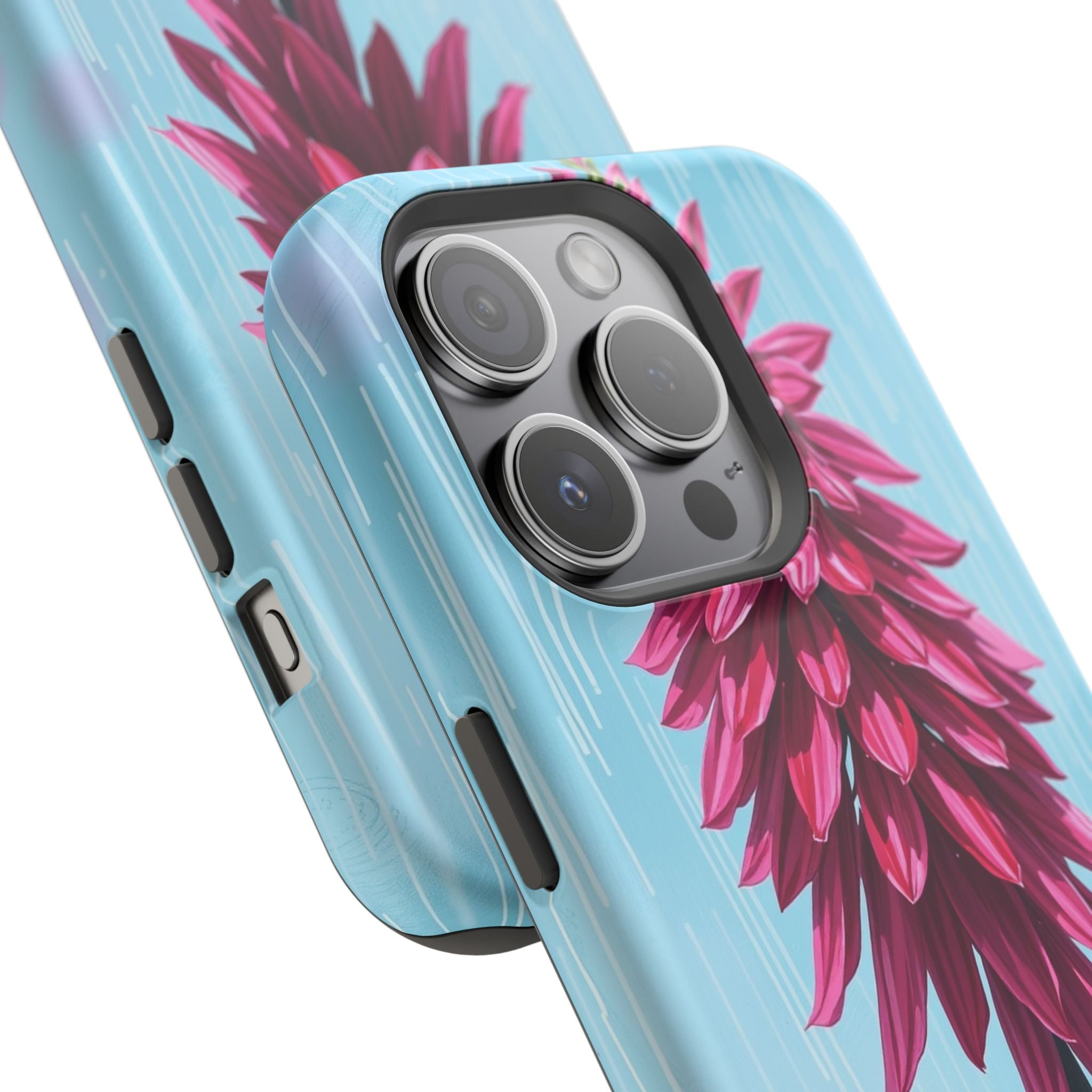 iPhone Cyan And Magenta Spring Shower Bloom Slim iPhone Everyday · iPhone Case