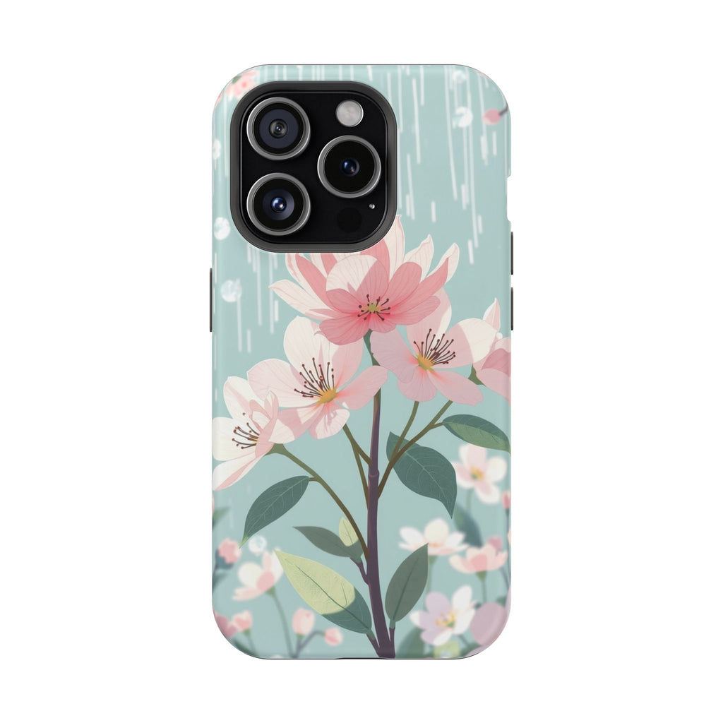 iPhone Mint And Blush Spring Shower Bloom Slim iPhone Everyday Designer · iPhone