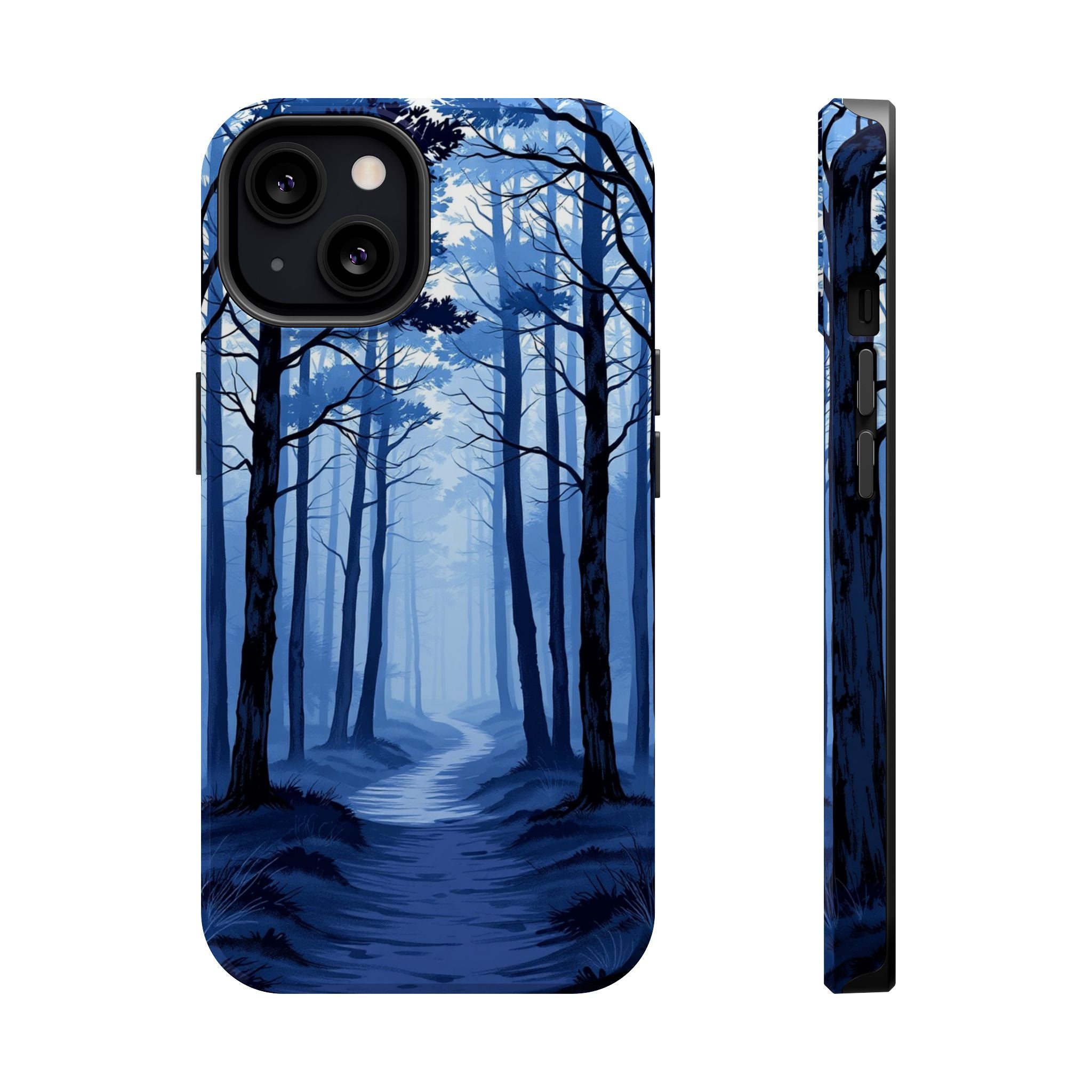 iPhone Misty Forest Path Hand-Drawn Sketch Slim iPhone Everyday · iPhone Case