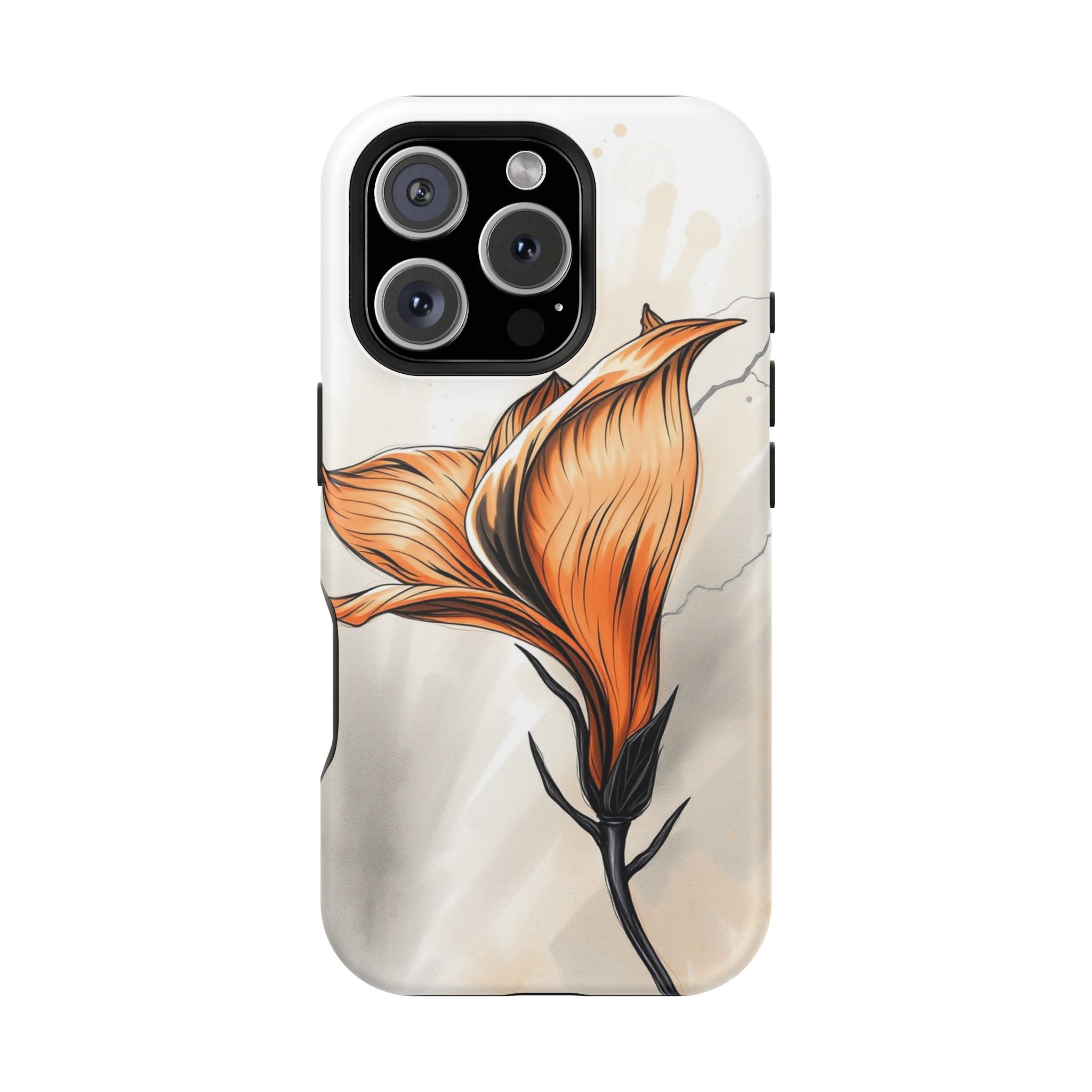 iPhone Dreamy Petal Storm Design Bold Modern Everyday Snap Case · iPhone Case