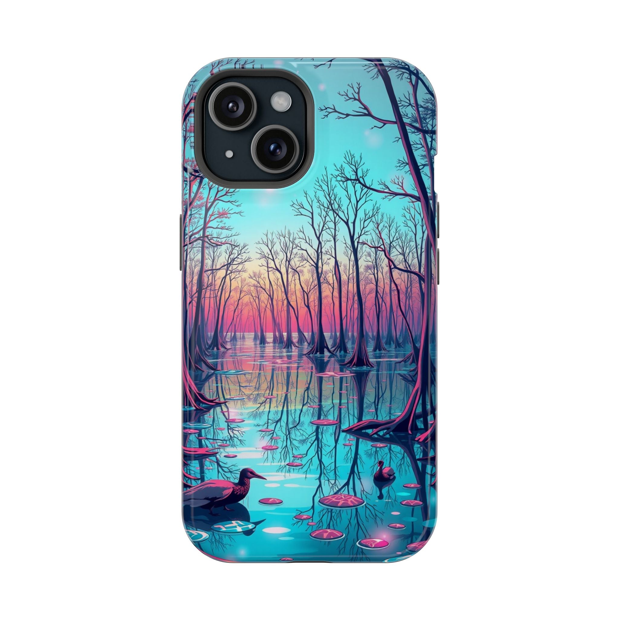 iPhone Cypress Swamp Holographic Iridescent Slim iPhone Everyday · iPhone Case