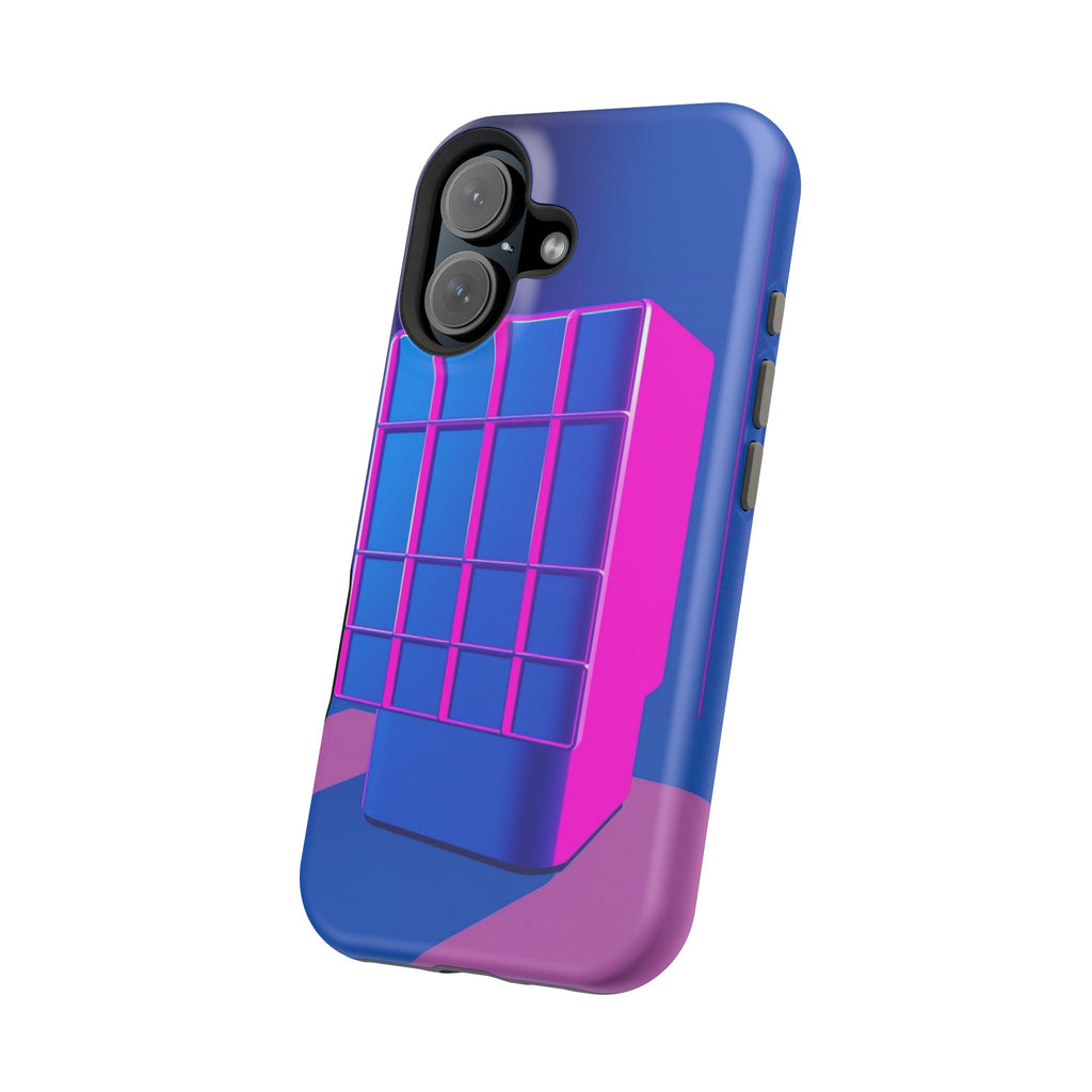 iPhone Earthy 80s Grid Synthwave Design Slim Everyday Designer Case · iPhone Cas