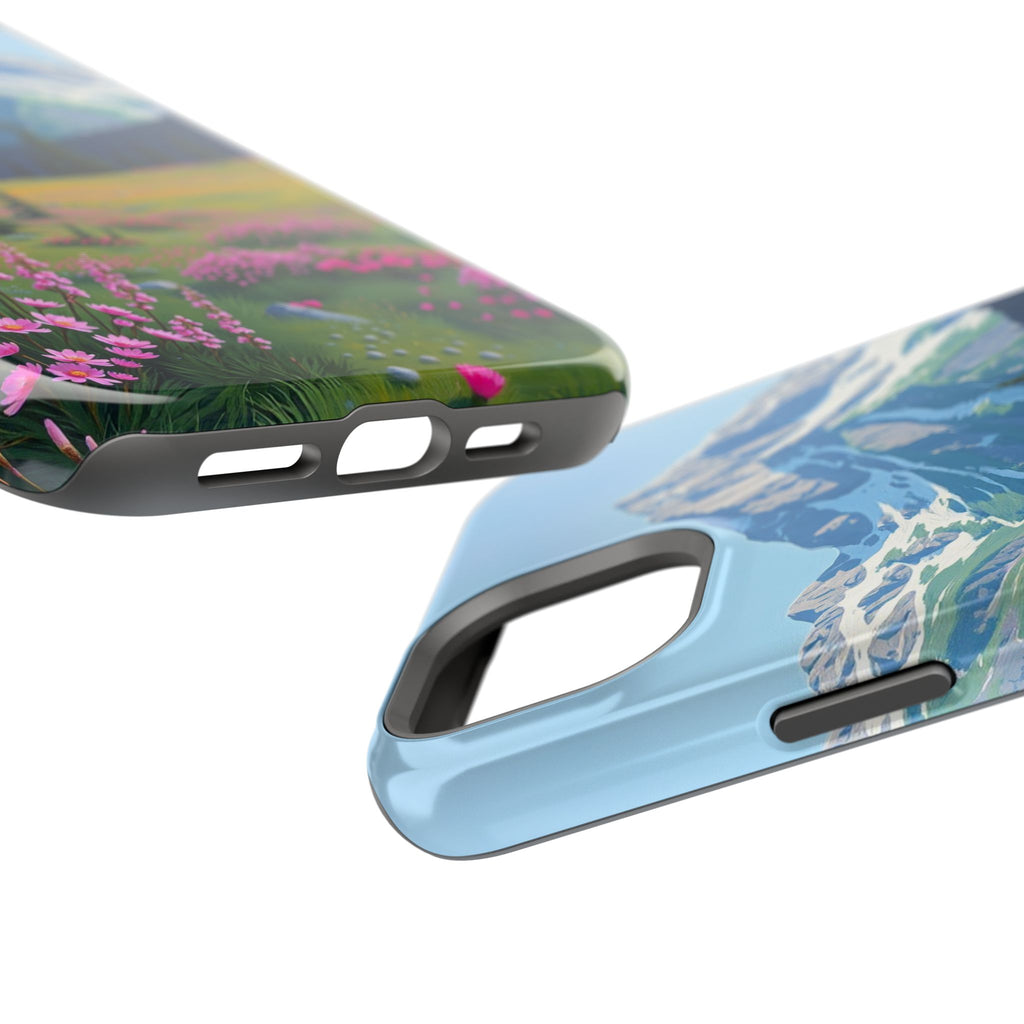 iPhone Earthy Alpine Meadow Design Bold Modern Everyday Snap Case · iPhone Case