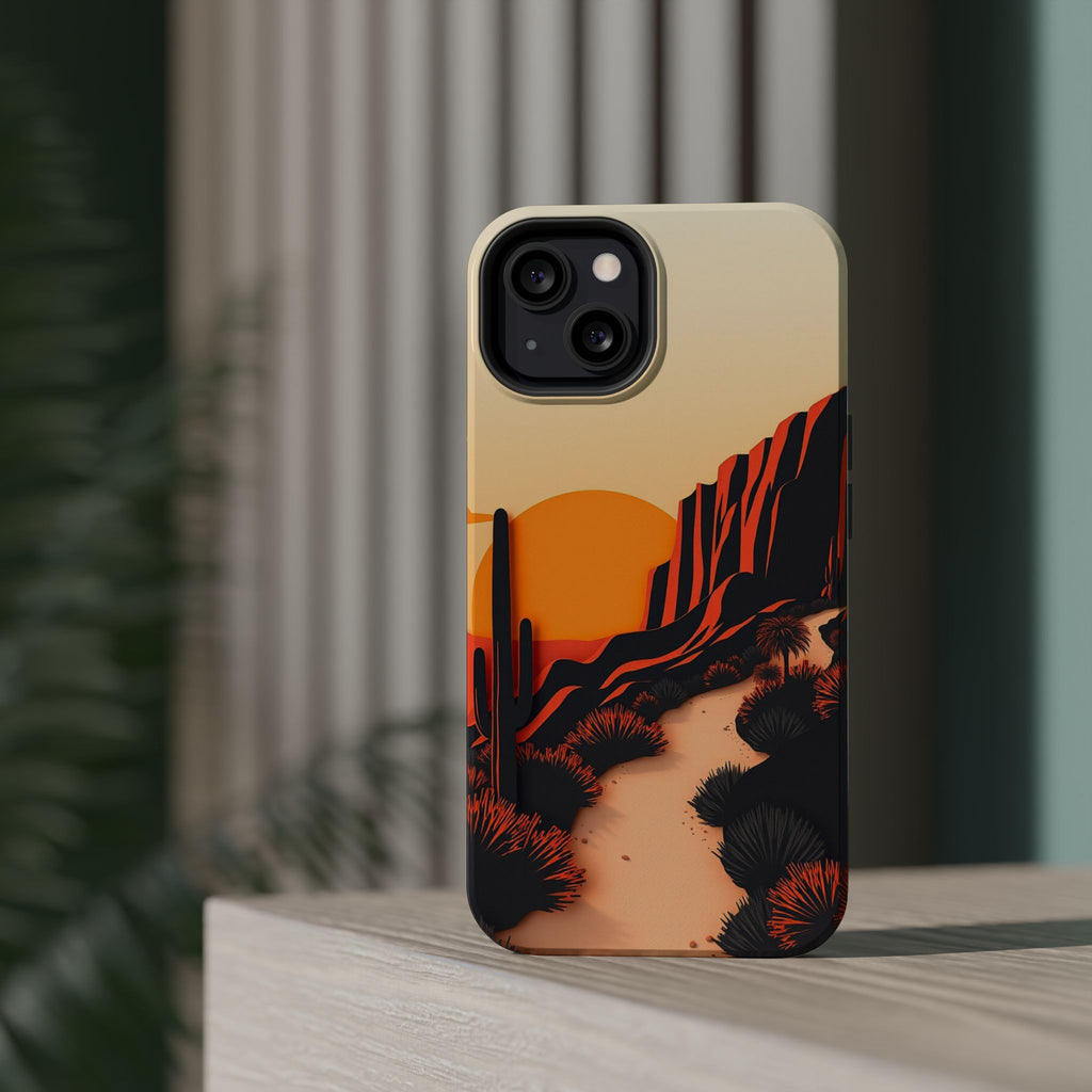 iPhone Serene Mesa Sunset Design 12 Slim Everyday Designer Case · iPhone Case
