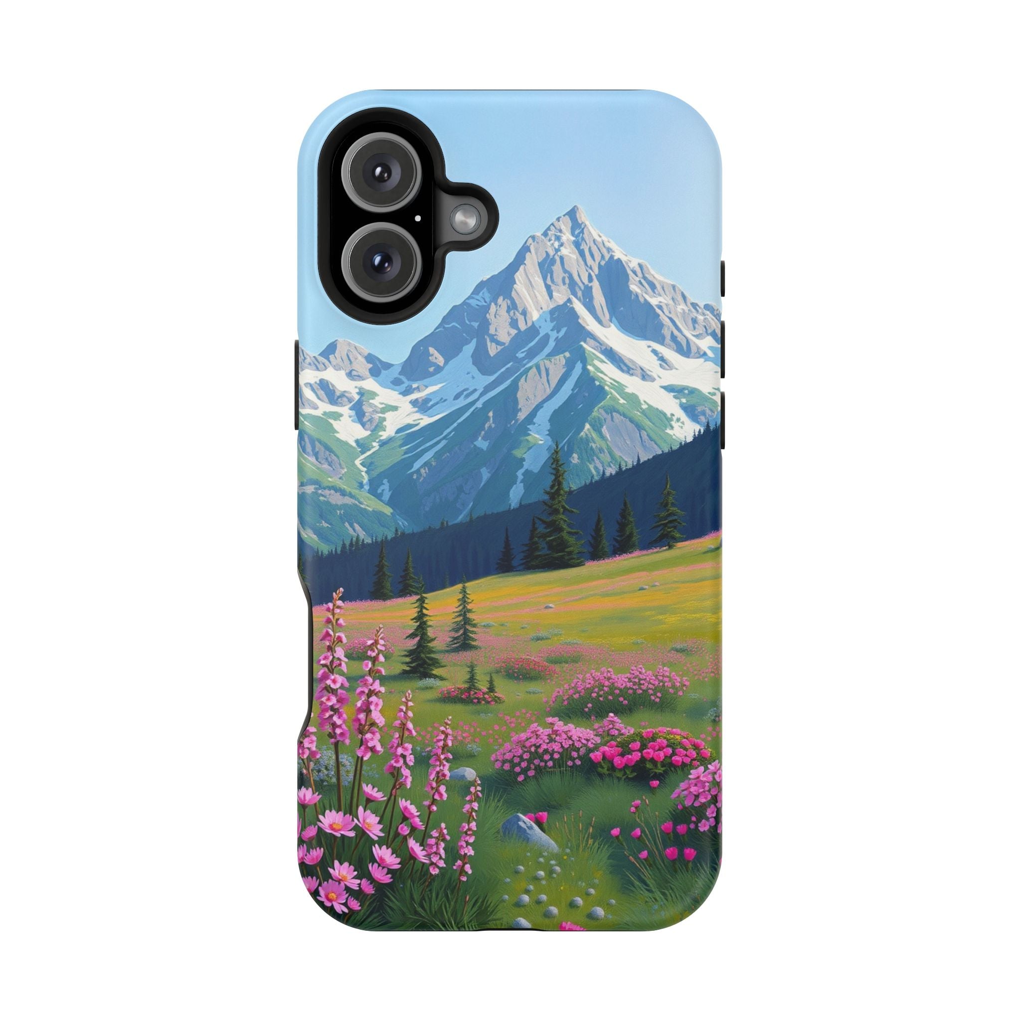 iPhone Earthy Alpine Meadow Design Bold Modern Everyday Snap Case · iPhone Case