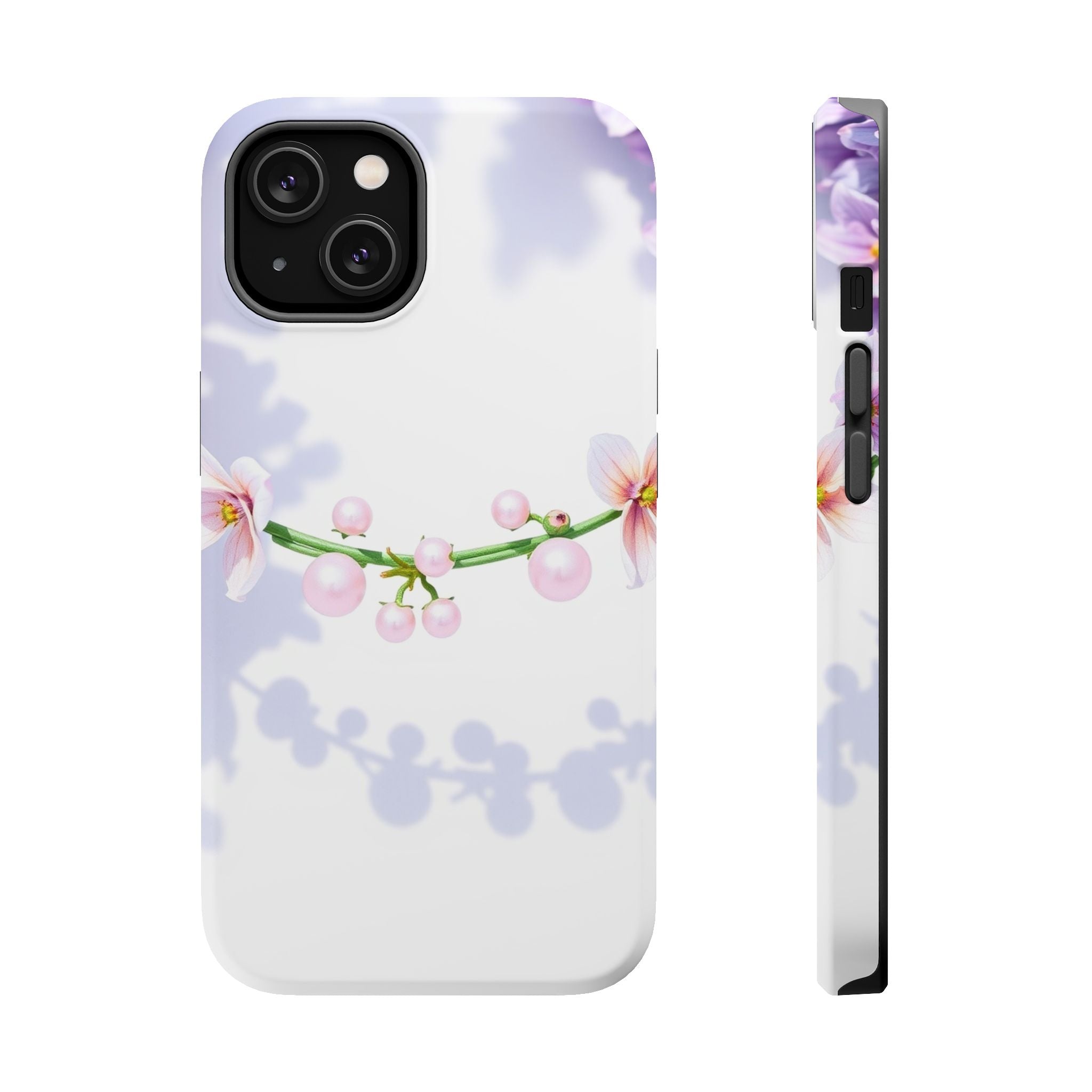iPhone Vibrant Floral Crown Design Clean Minimal Snap Cas Slim Snap Case · iPhon