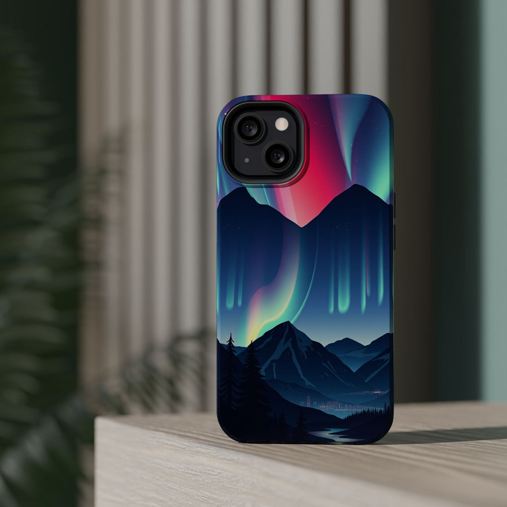 iPhone Dreamy Northern Lights Design Slim Everyday Designer Case · iPhone Case