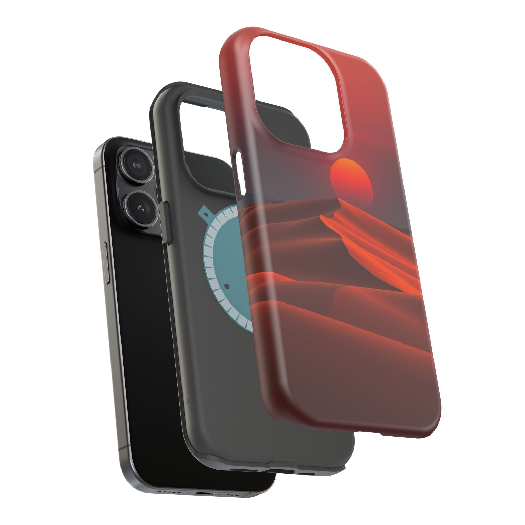 iPhone Sand Dunes at Dusk Electric Art Slim Everyday Designer Case · iPhone Case