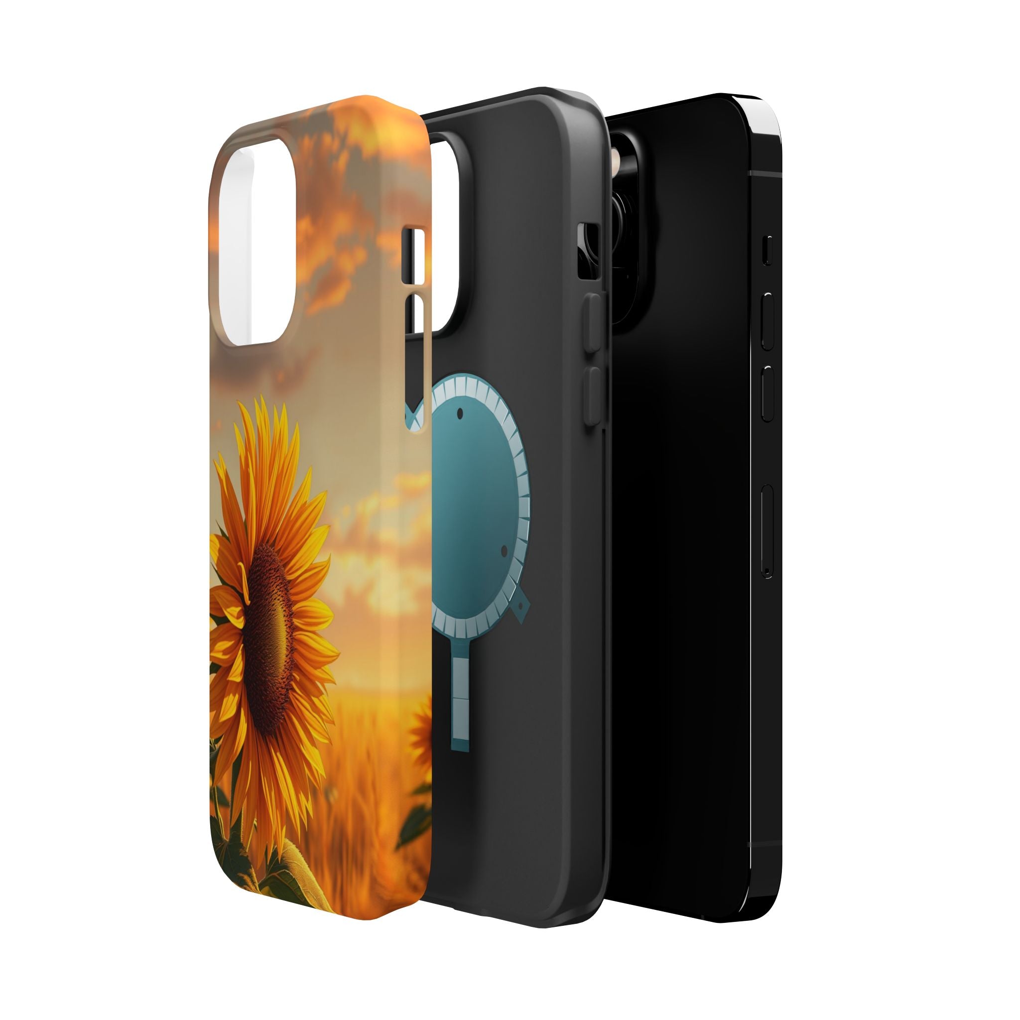 iPhone Sunflower Prairie Electric Art Slim Everyday Designer Case · iPhone Case