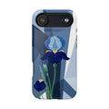 iPhone Earthy Iris Garden Design Bold Modern Everyday Snap Case · iPhone Case