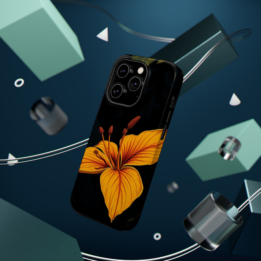 iPhone Earthy Tropical Bloom Design Artistic Everyday Cas Slim Snap Case · iPhon