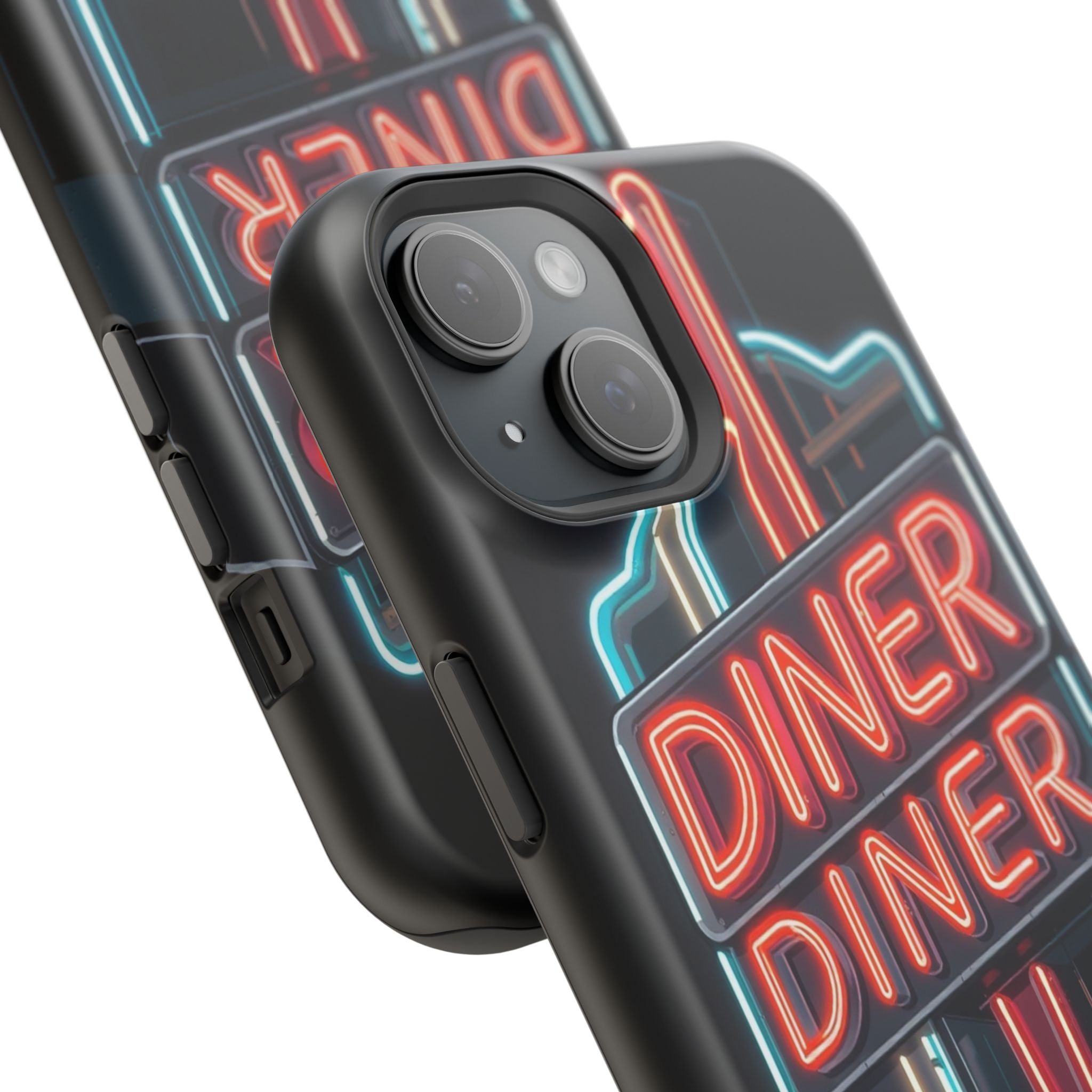 iPhone Neon Diner Sign Electric Art Slim Everyday Designer Case · iPhone Case
