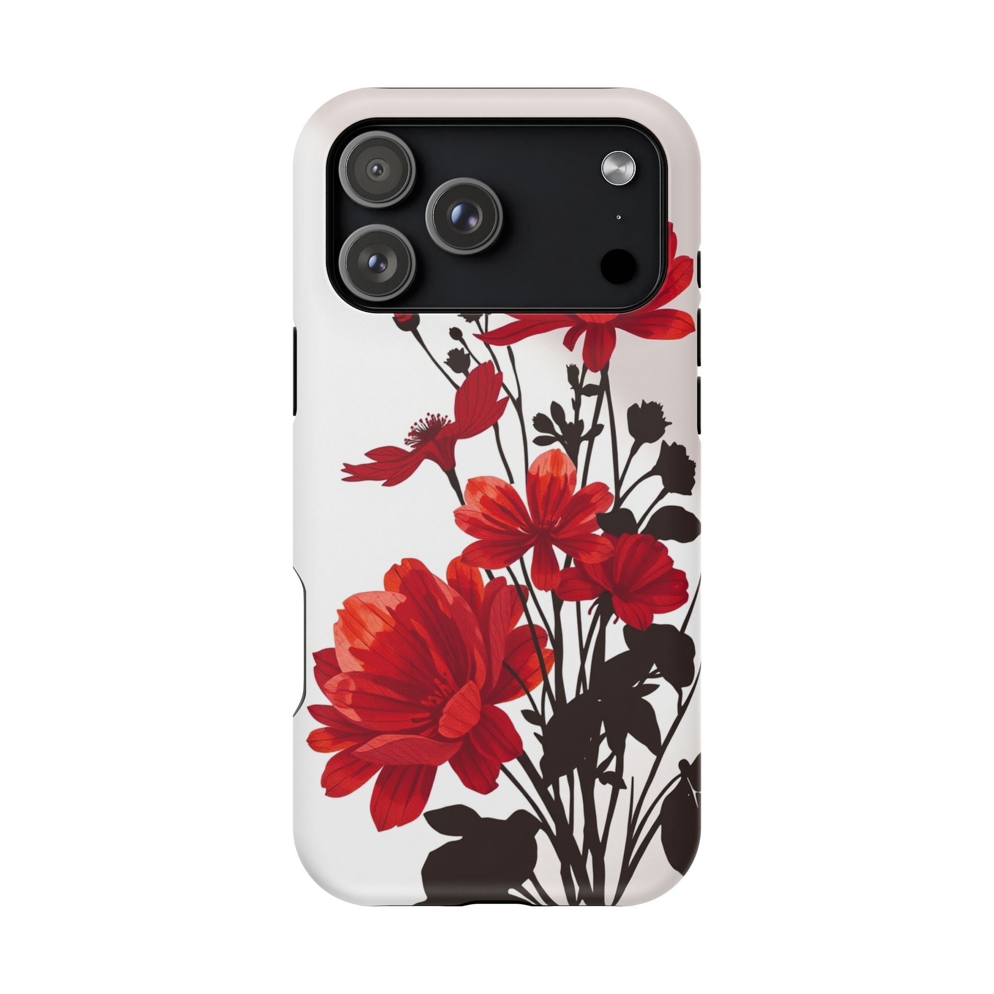 iPhone Floral Silhouette Cinematic Art Slim Snap Case · iPhone Case