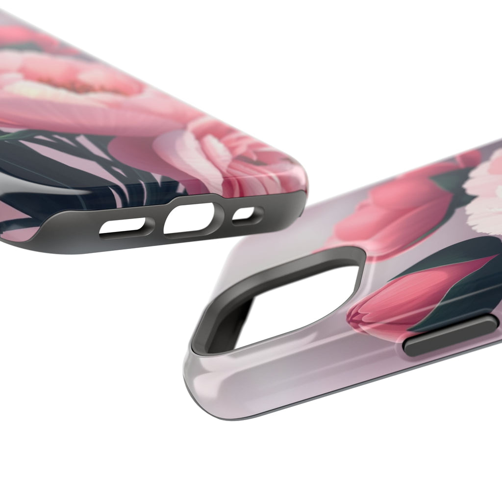 iPhone Peony Bouquet Enchanted Art Bold Modern Everyday Snap Case · iPhone Case