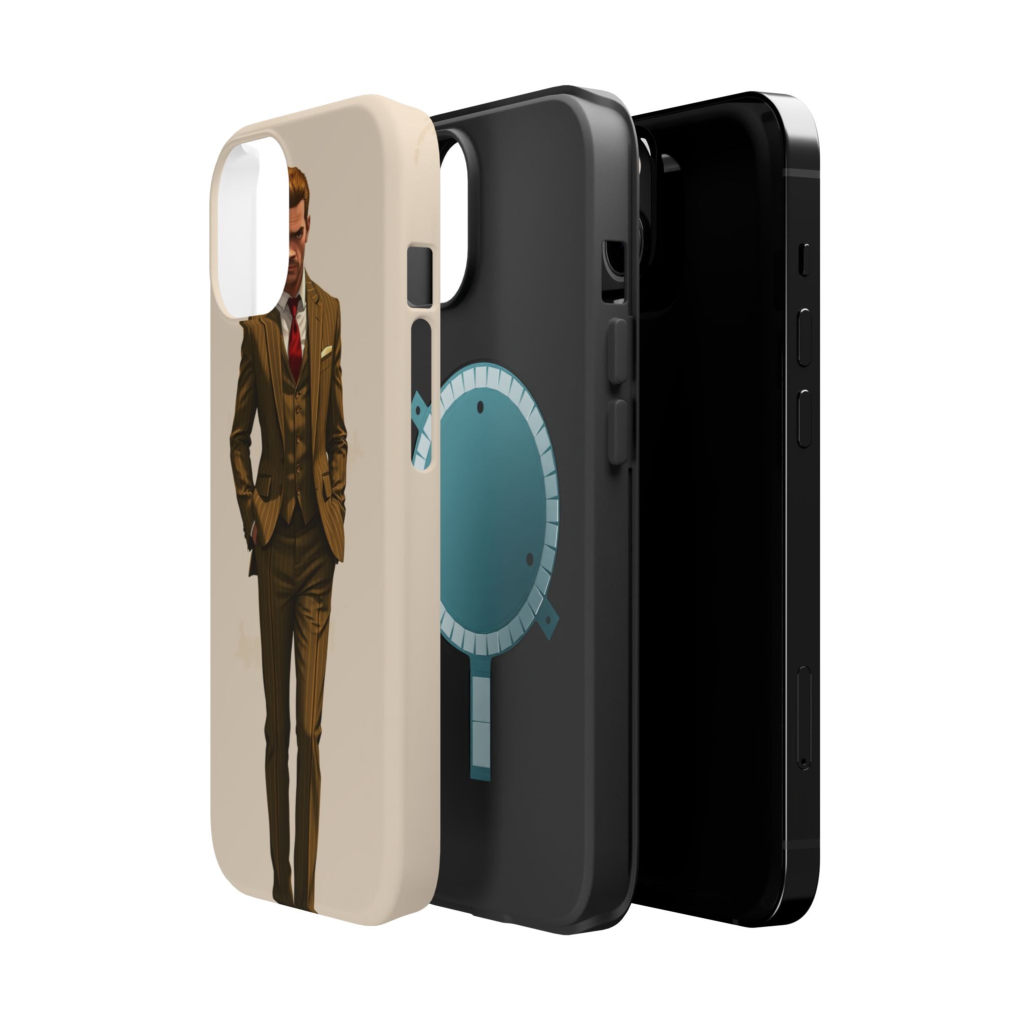 iPhone Pinstripe Suit Grunge Distressed Slim Everyday Designer Case · iPhone Cas