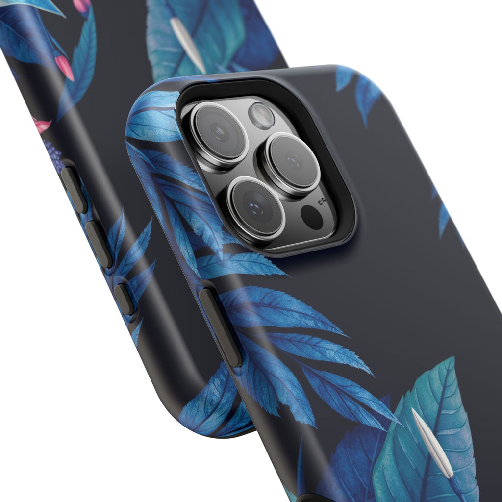 iPhone Serene Jungle Floral Design Clean Minimal Snap Cas Slim Snap Case · iPhon