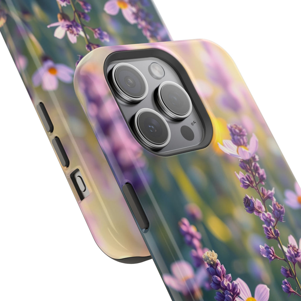 iPhone Lavender And Pearl Wildflower Field Slim iPhone Everyday · iPhone Case