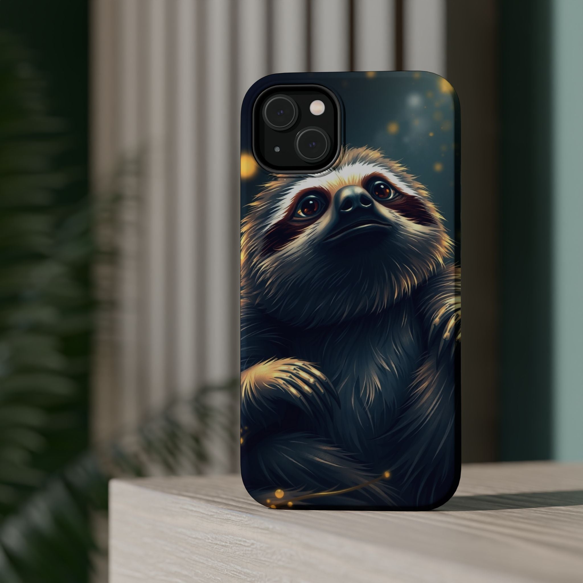 iPhone Vibrant Cozy Sloth Mode Design Slim Everyday Designer Case · iPhone Case