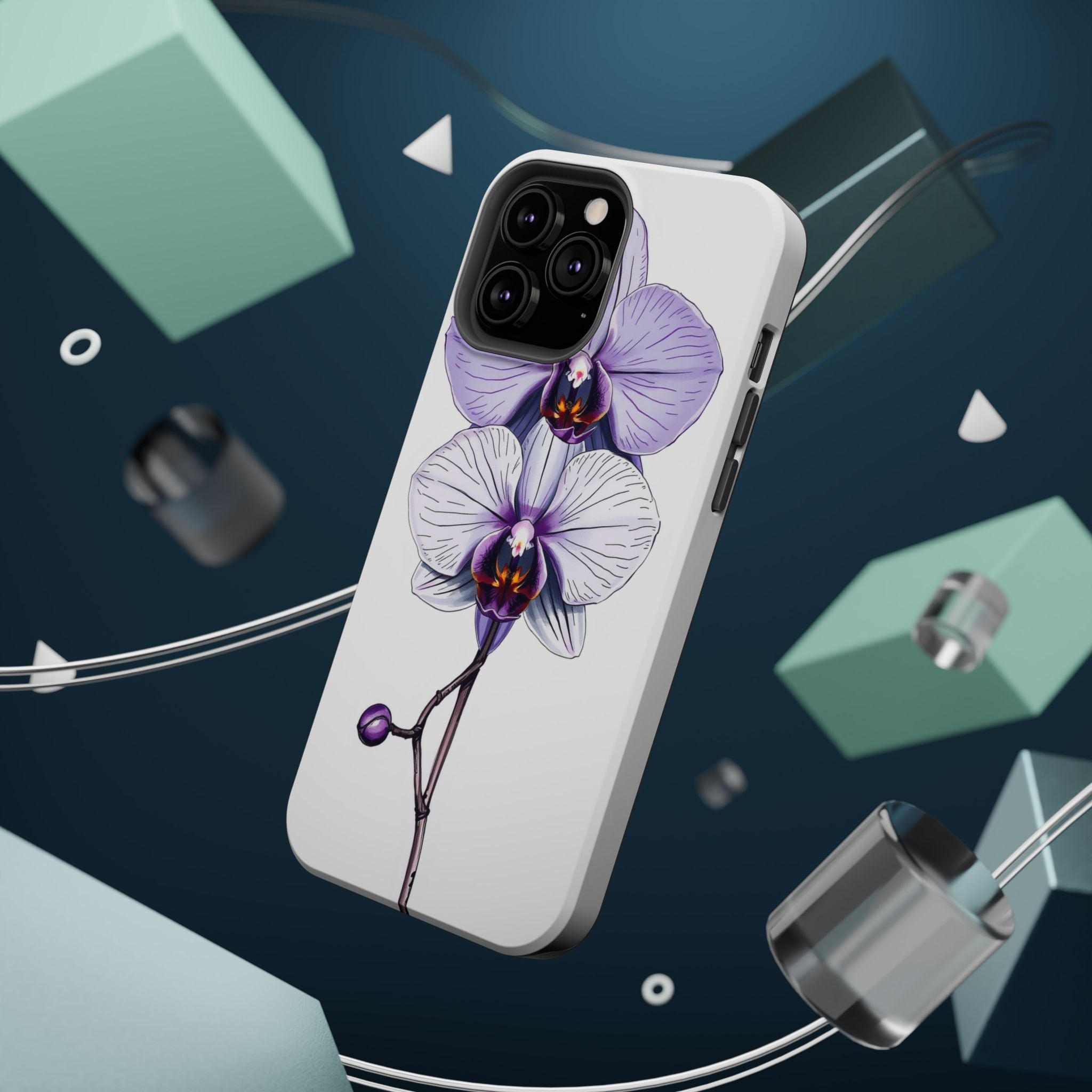 iPhone Orchid Study Hand-Drawn Sketch Slim Everyday Designer Case · iPhone Case