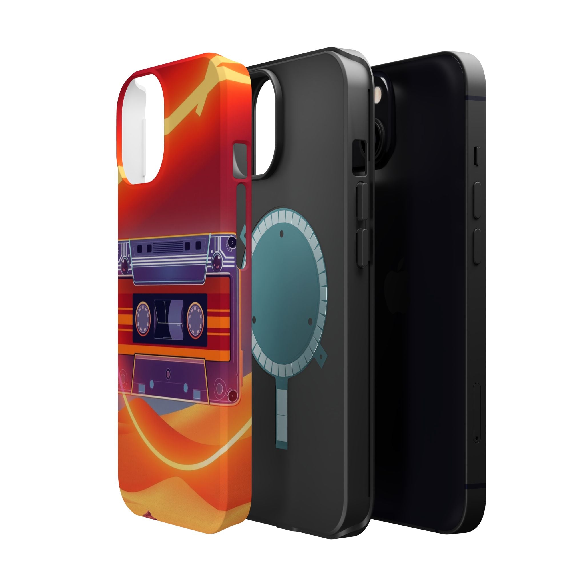 iPhone Cassette Tape Rewind Bold Art Slim Everyday Designer Case · iPhone Case