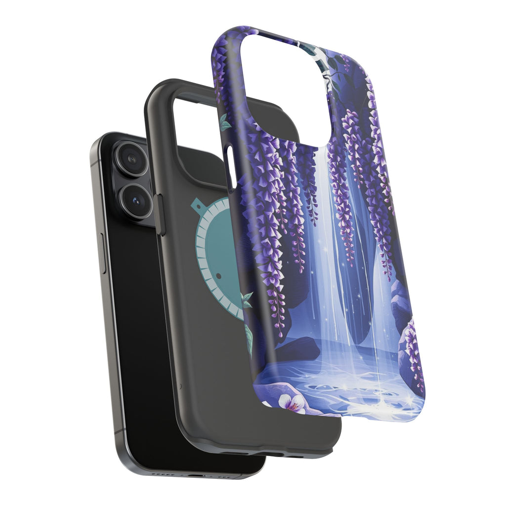 iPhone Wisteria Cascade Serene Design Slim Snap Case Ga · iPhone Case